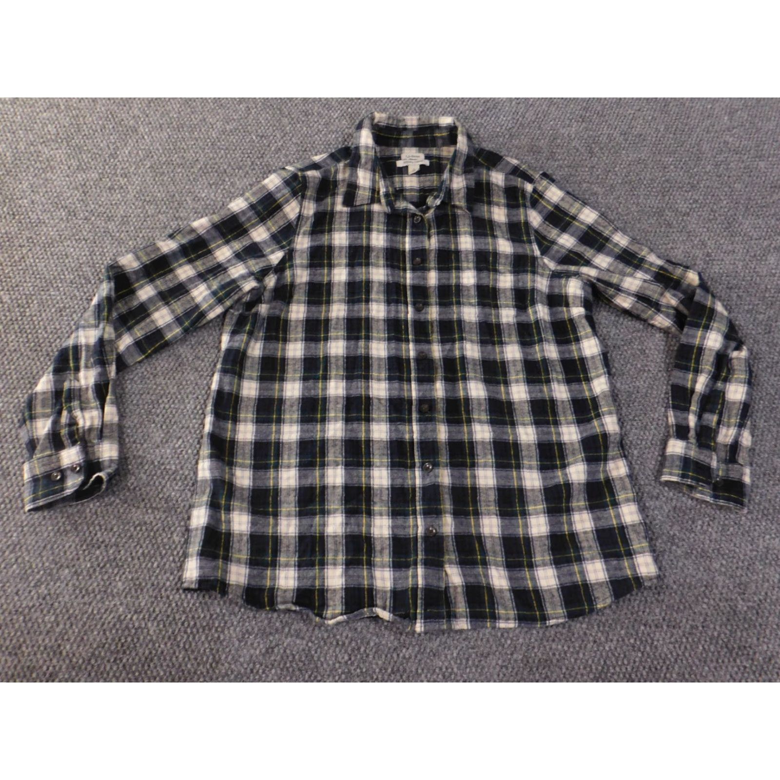 Vintage L.L. Bean Shirt Mens Large Plaid Flannel Button-Down Cotton Outdoors Casual Size US M / EU 48-50 / 2 - 5 Thumbnail