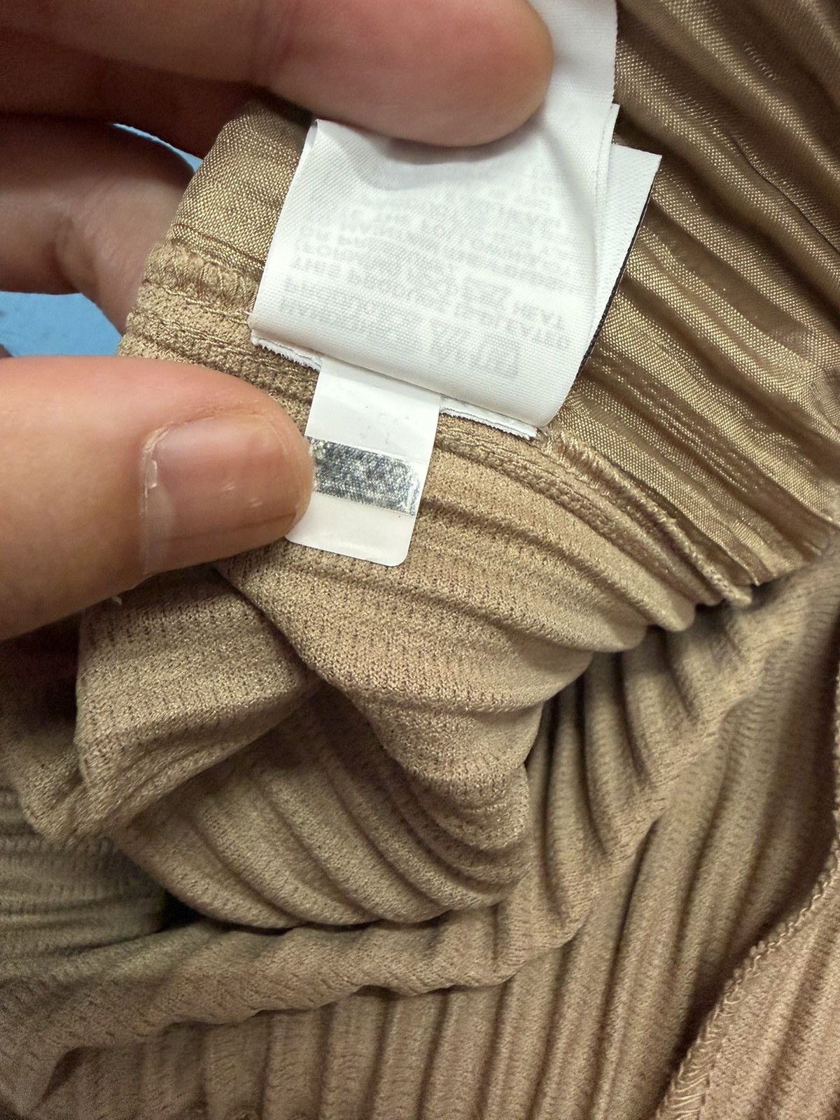 Homme Plisse Issey Miyake HP26JF193/3 HOMME PLISSE BEIGE PANTS Size US 34 / EU 50 - 6 Thumbnail