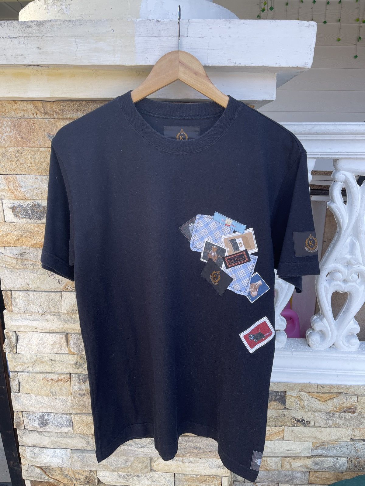 Karl Helmut Last Drop🔥Rare🔥Vintage Karl Helmut Black T-Shirt Size US L / EU 52-54 / 3 - 1 Thumbnail