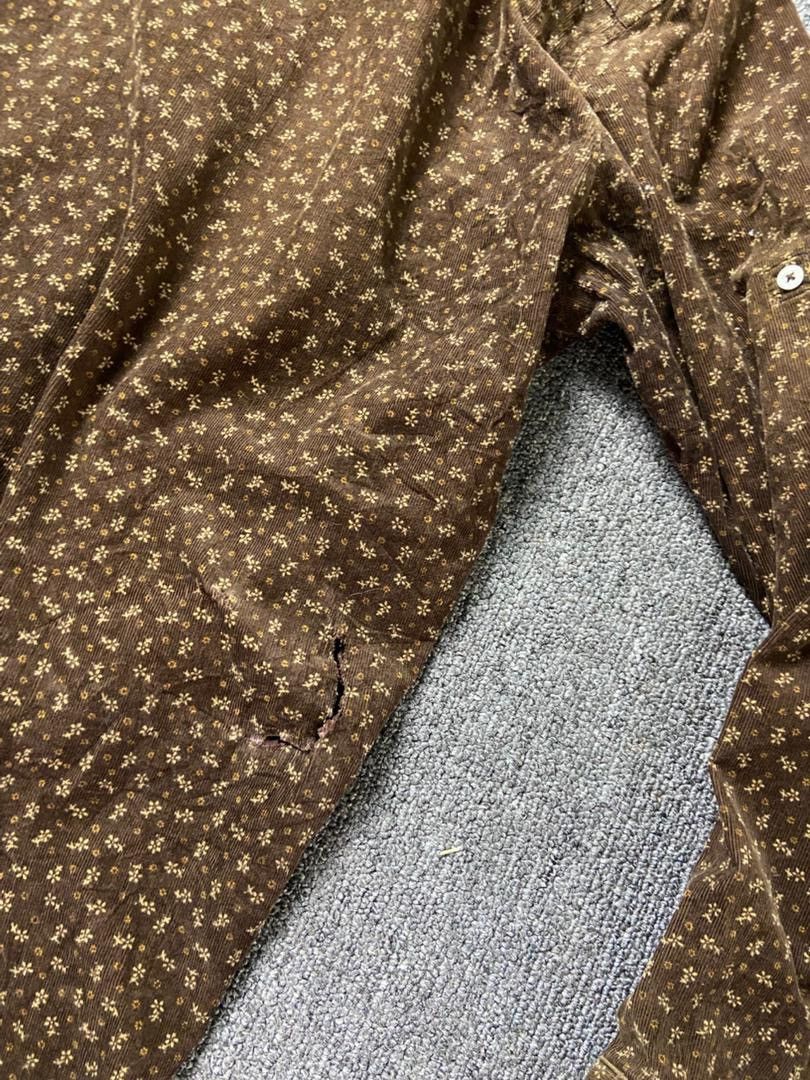PPFM PPFM Corduroy Shirt with Small Floral Print (201) Size US M / EU 48-50 / 2 - 5 Thumbnail