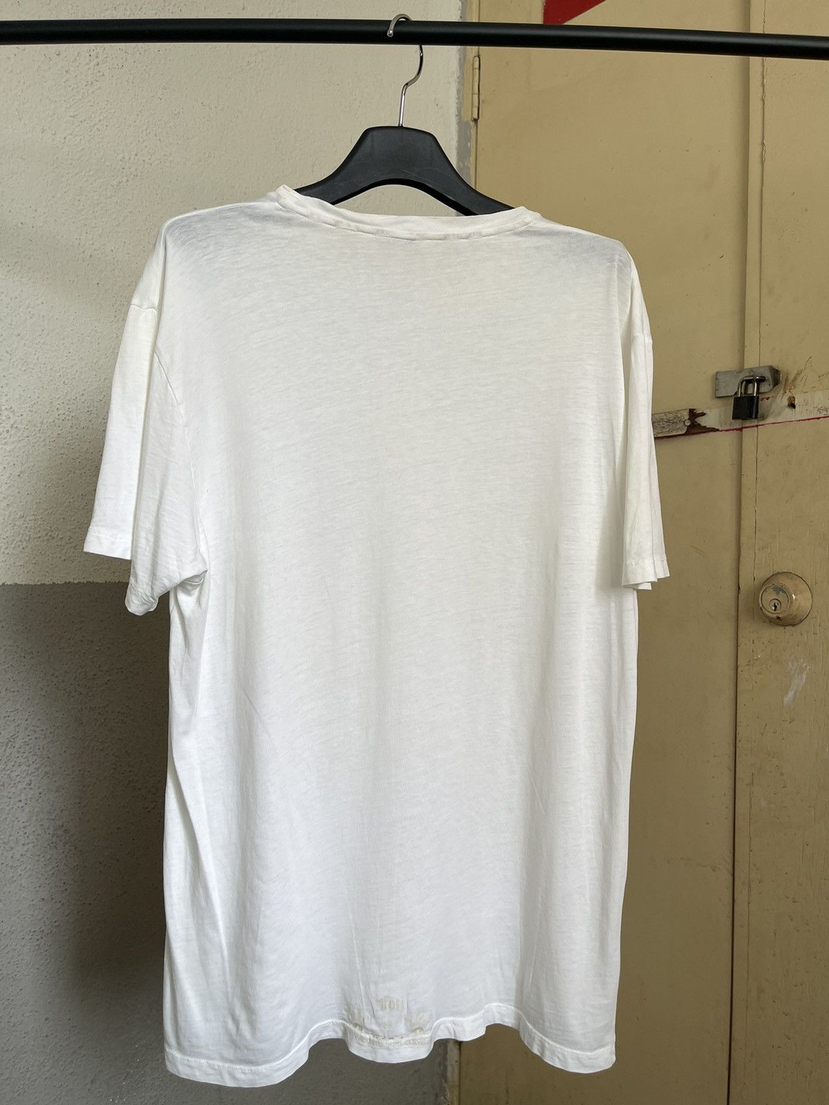 Chrome Hearts Vintage Chrome Hearts Harris Teeter White on White Logo Tee Size US M / EU 48-50 / 2 - 3 Thumbnail