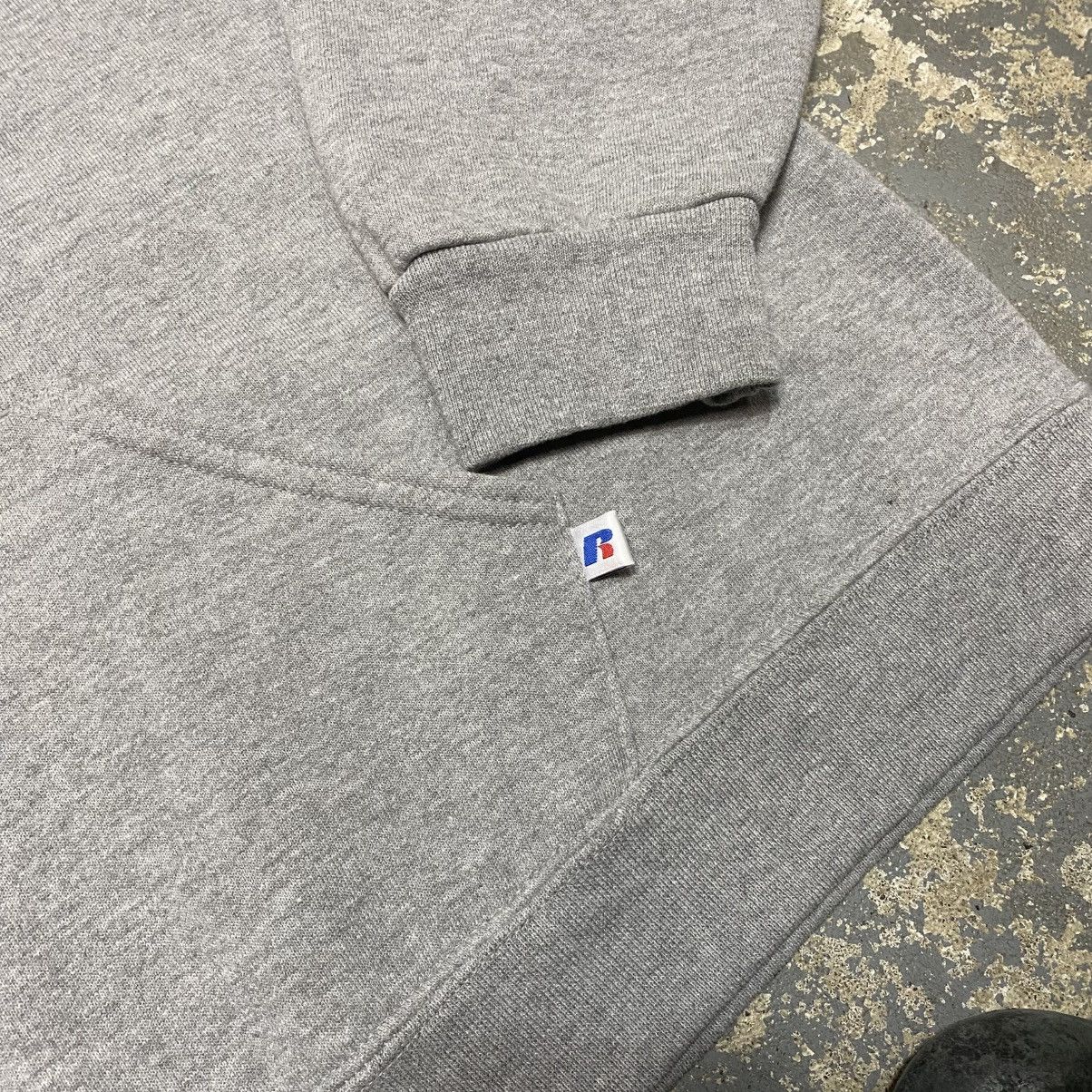 Russell Athletic × Vintage Vintage Russell Athletic Grey Blank Boxy Crewneck Hoodie Size US XL / EU 56 / 4 - 4 Thumbnail
