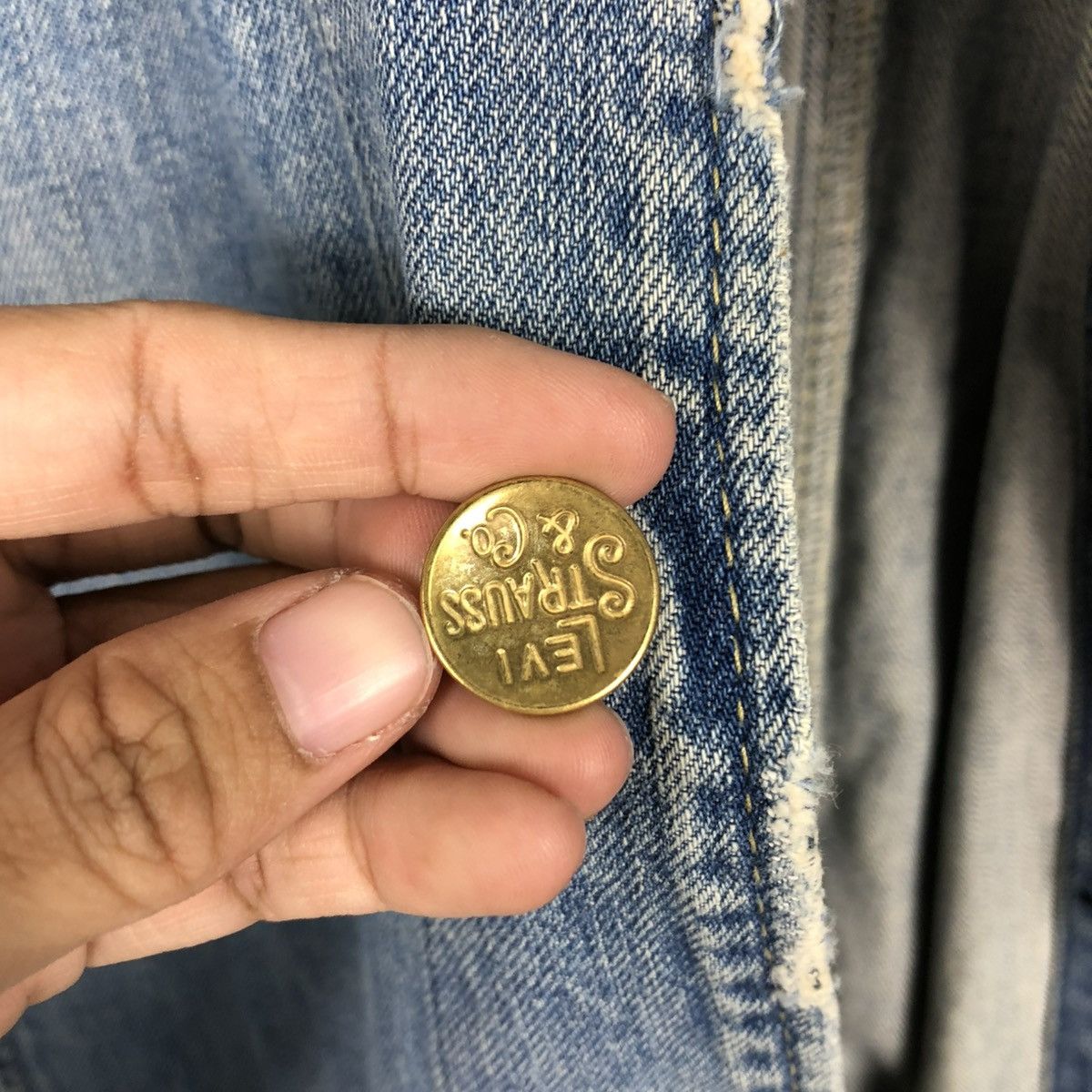 Levi's 🔥VINTAGE CHORE WORKER DENIM JACKET LEVI’S REDLOOP Size US L / EU 52-54 / 3 - 18 Thumbnail