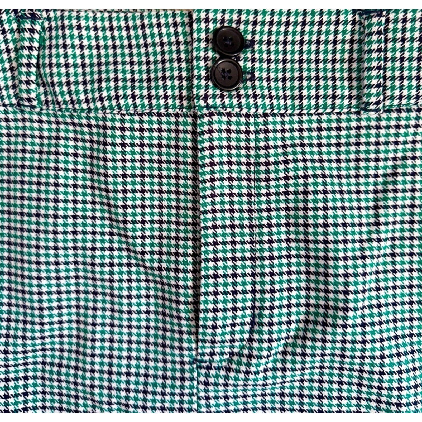 Banana Republic Banana Republic Houndstooth Pencil Skirt White (Size 2 Tall) Size 26" / US 2 / IT 38 - 4 Thumbnail
