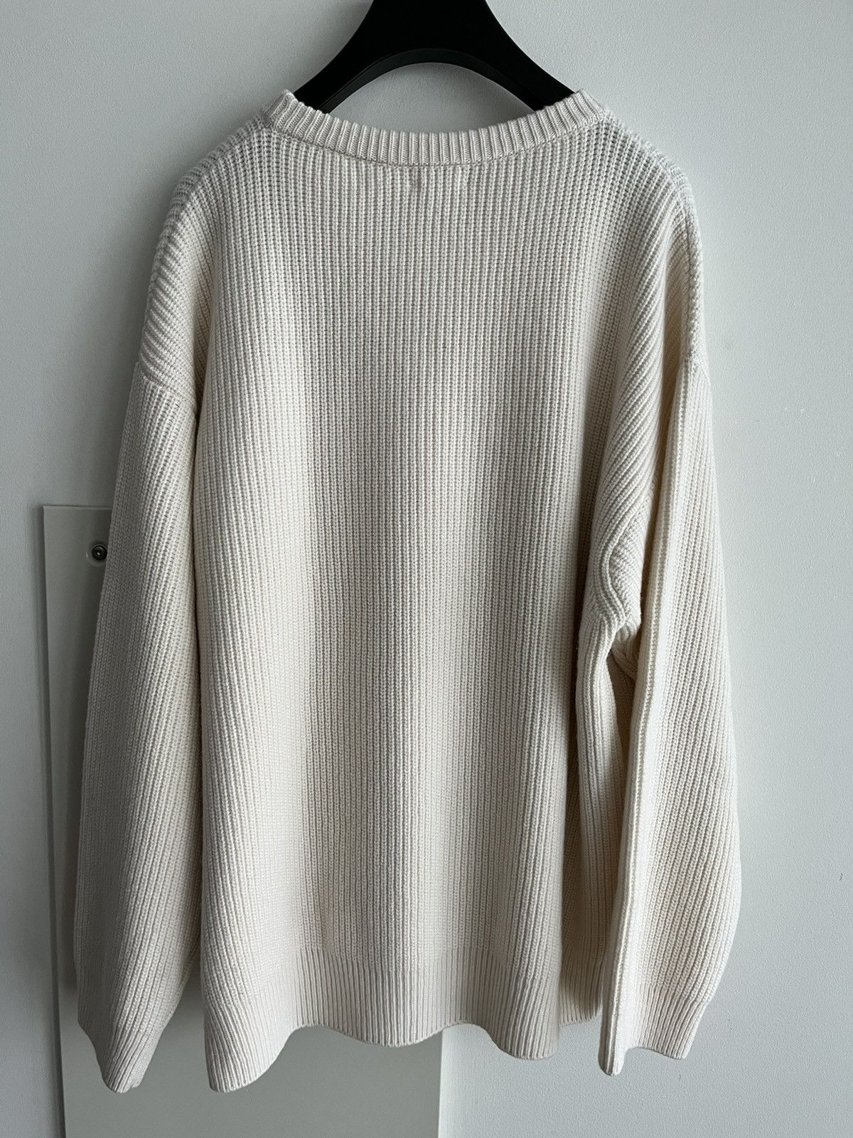 Celine × Hedi Slimane Celine by Hedi Slimane Runway Logo Wool Sweater Brand New Size US XXL / EU 58 / 5 - 9 Thumbnail