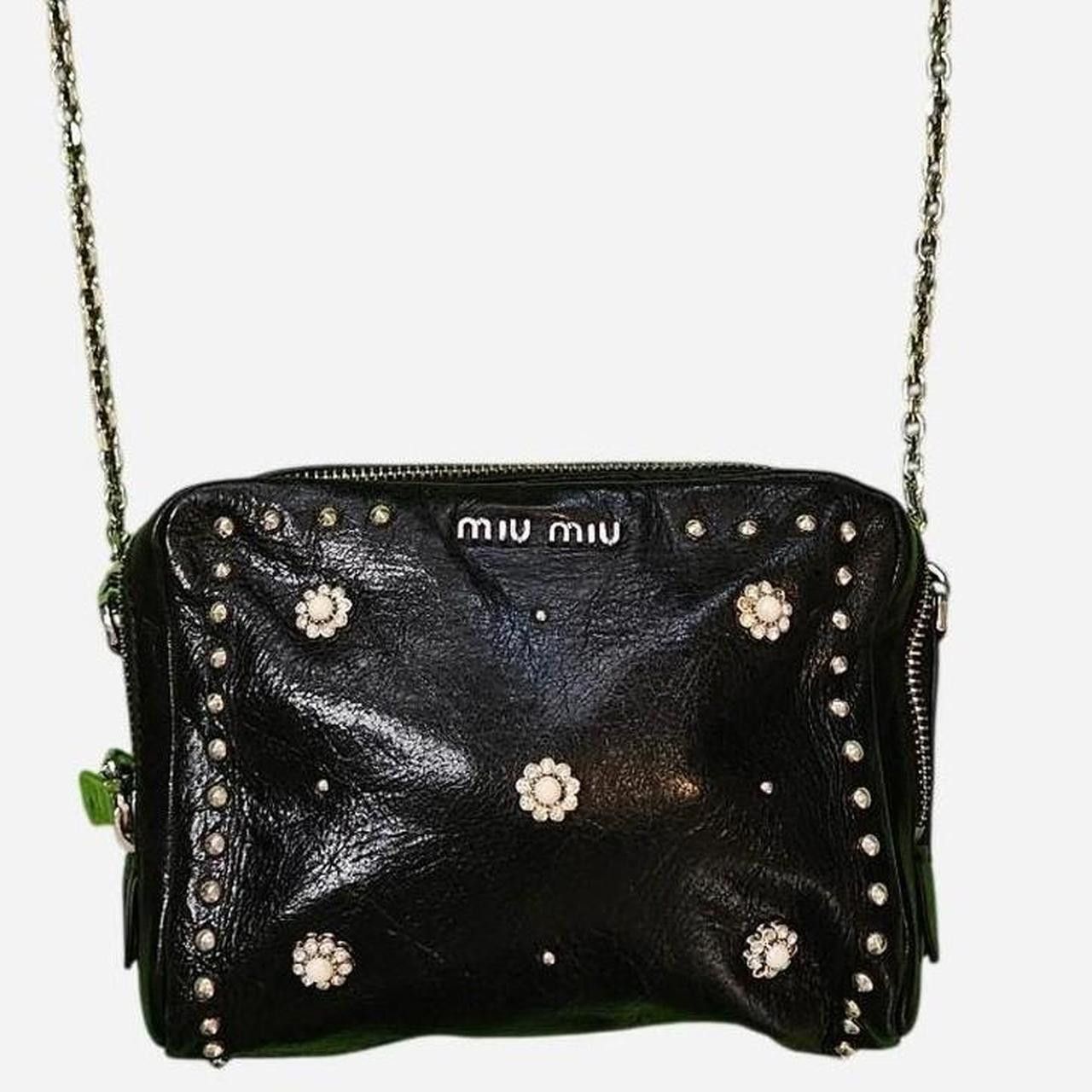 Miu Miu Vintage Miu Miu Leather Clutch Chain Bag Size ONE SIZE - 1 Thumbnail