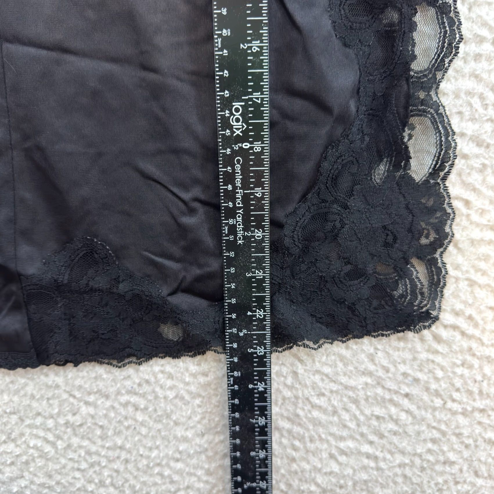 Vintage VINTAGE Body Chic Slip Skirt XS Small Black Lace Victoria n USA Midi S Womens Size 28" / US 6 / IT 42 - 6 Thumbnail