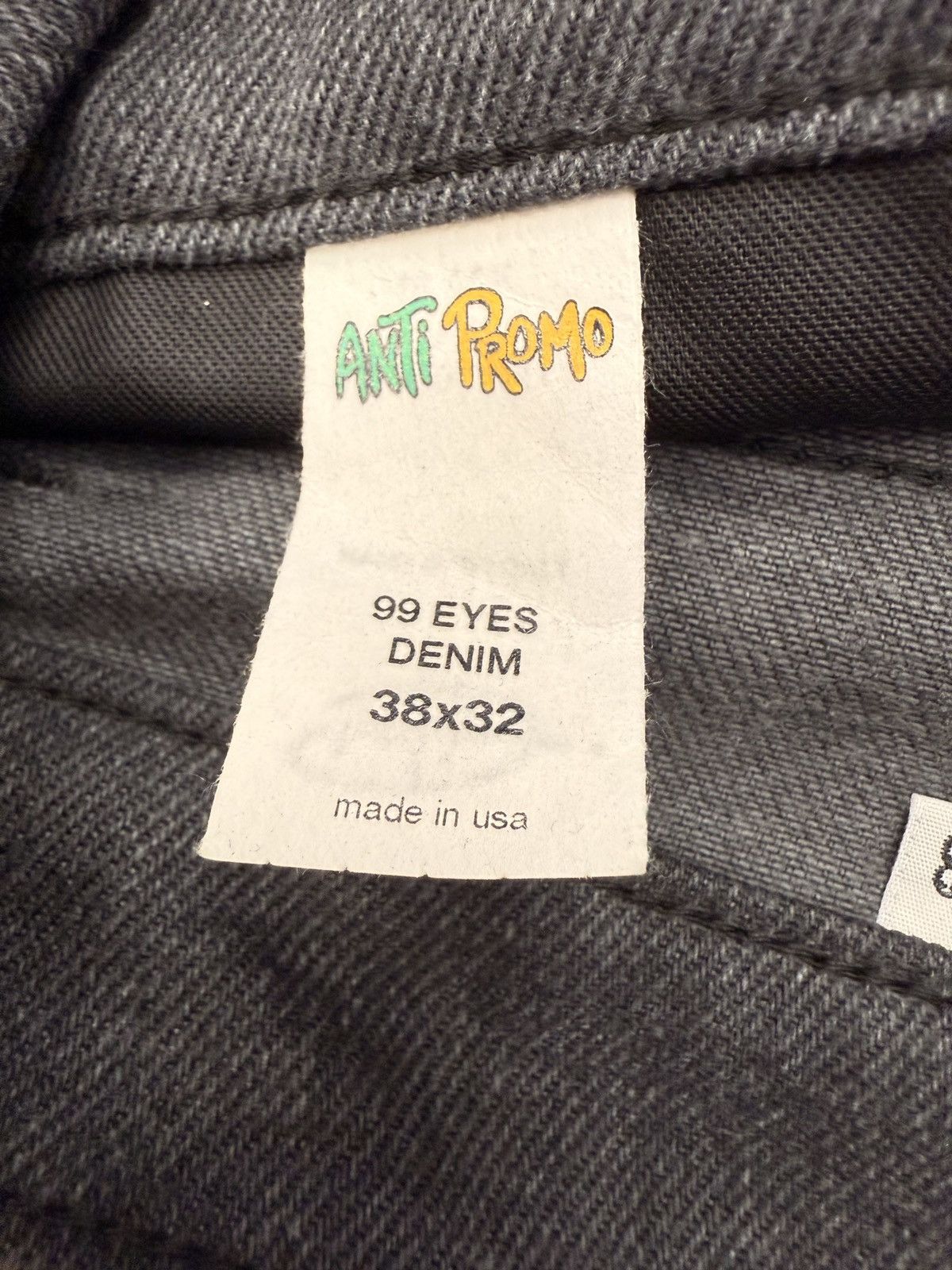 Matty Boy Brand New MATTY BOY! 99 Eyes Grey/Black Denim Size 38 Size US 38 / EU 54 - 7 Thumbnail