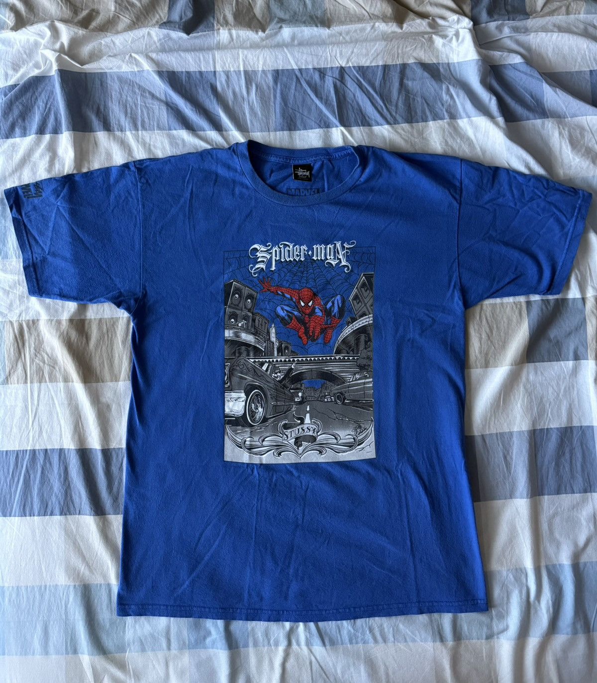 Marvel Comics × Stussy Stussy x Marvel Spiderman t-shirt Size US L / EU 52-54 / 3 - 1 Thumbnail