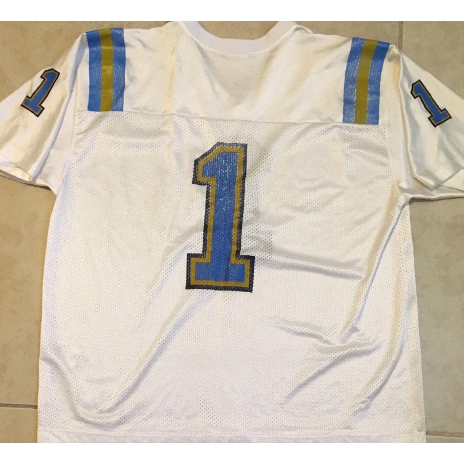 Adidas VINTAGE Adidas Faded #1 Football Jersey XXL Football Jersey Size US XXL / EU 58 / 5 - 6 Thumbnail