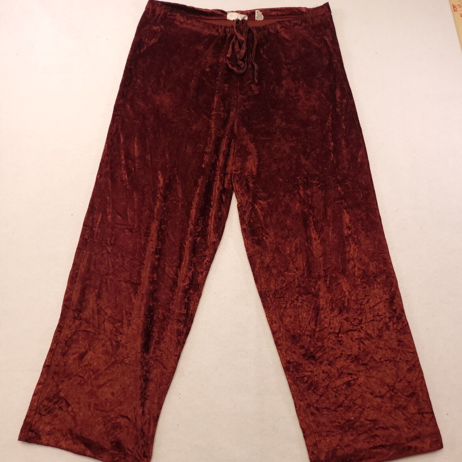 Victoria's Secret Victorias Secret Sleepwear Pajama Pants Women Size XS Maroon Size ONE SIZE - 2 Thumbnail
