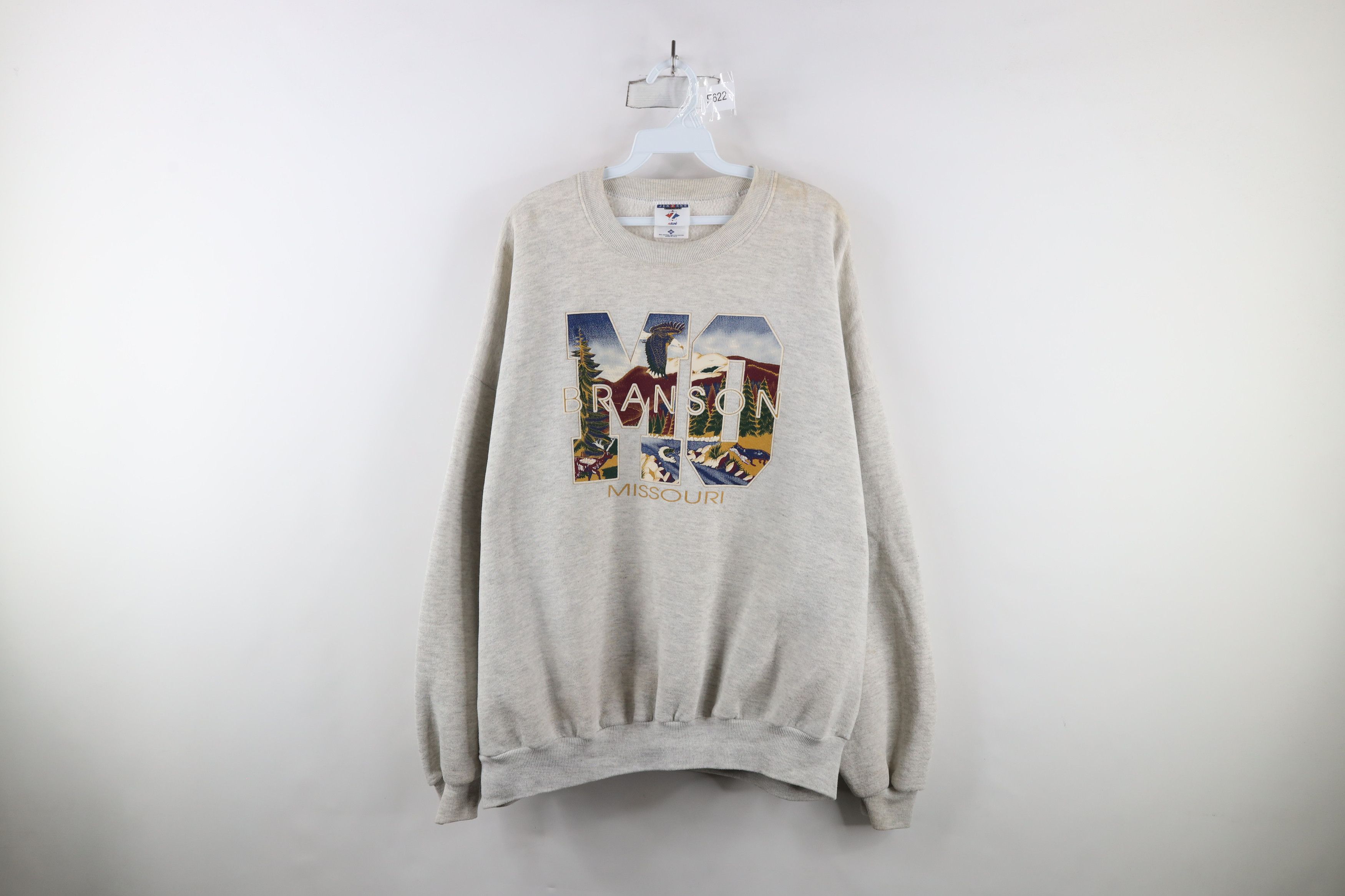 Vintage Vintage 90s Streetwear Out Branson Missouri Sweatshirt USA Size US XXL / EU 58 / 5 - 1 Thumbnail