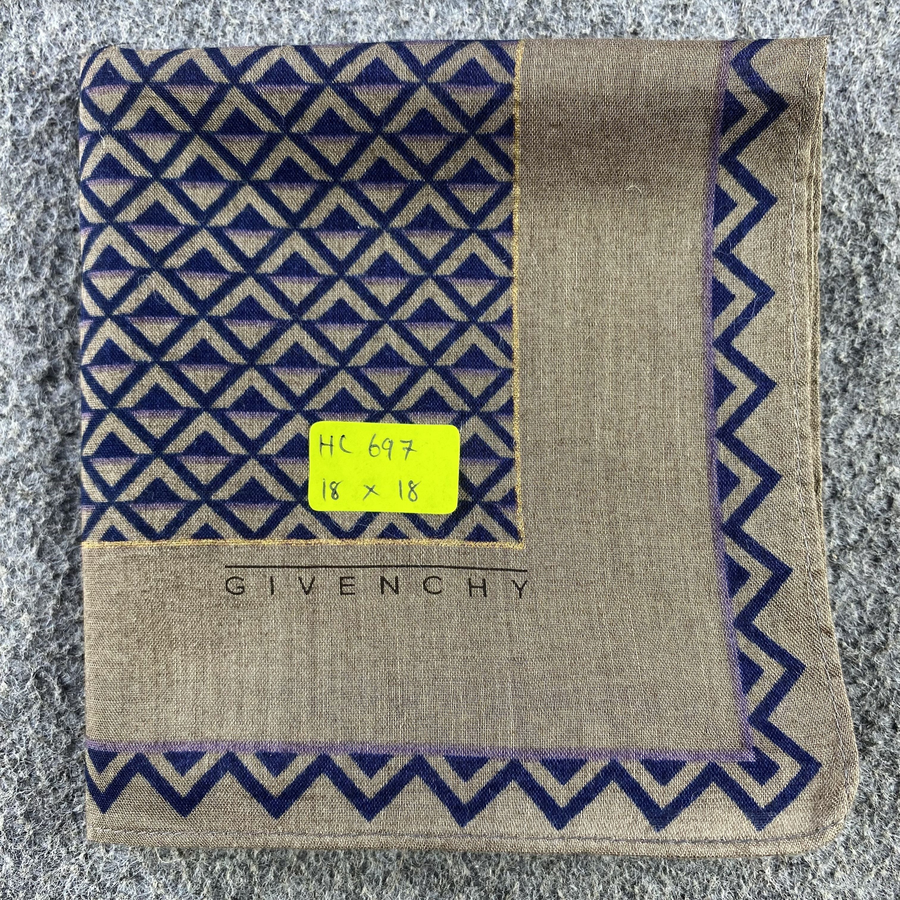 Vintage Givenchy Handkerchief/Neckerchief/Bandana HC697 Size ONE SIZE - 5 Thumbnail