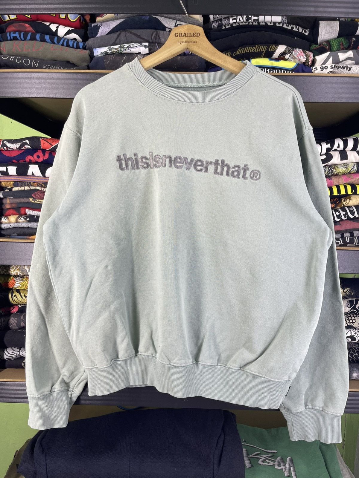 thisisneverthat Vintage thisisneverthat Embroidered Sweatshirt Size US S / EU 44-46 / 1 - 2 Thumbnail