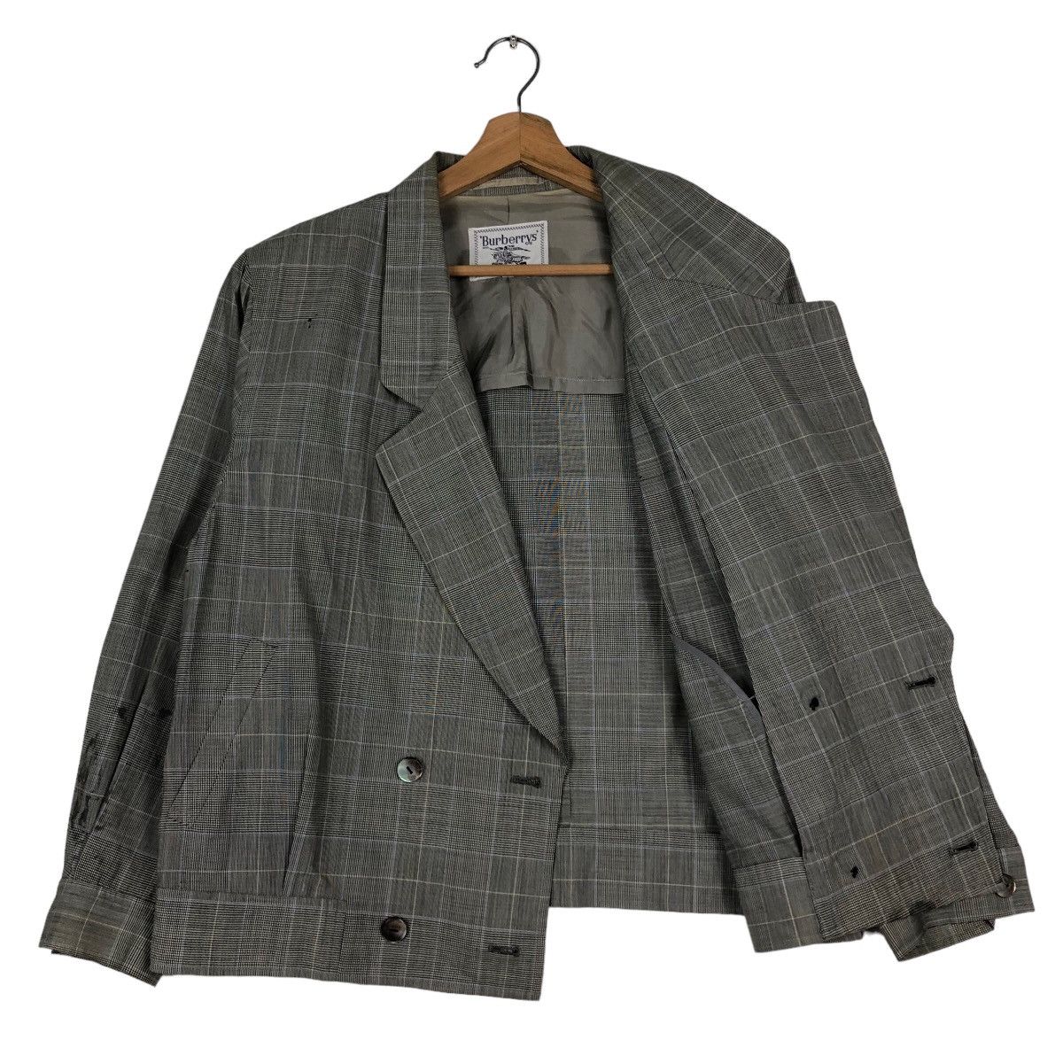 Burberry 🔥Vintage Burberrys Bomber Jacket Tartan Design Size US M / EU 48-50 / 2 - 11 Thumbnail