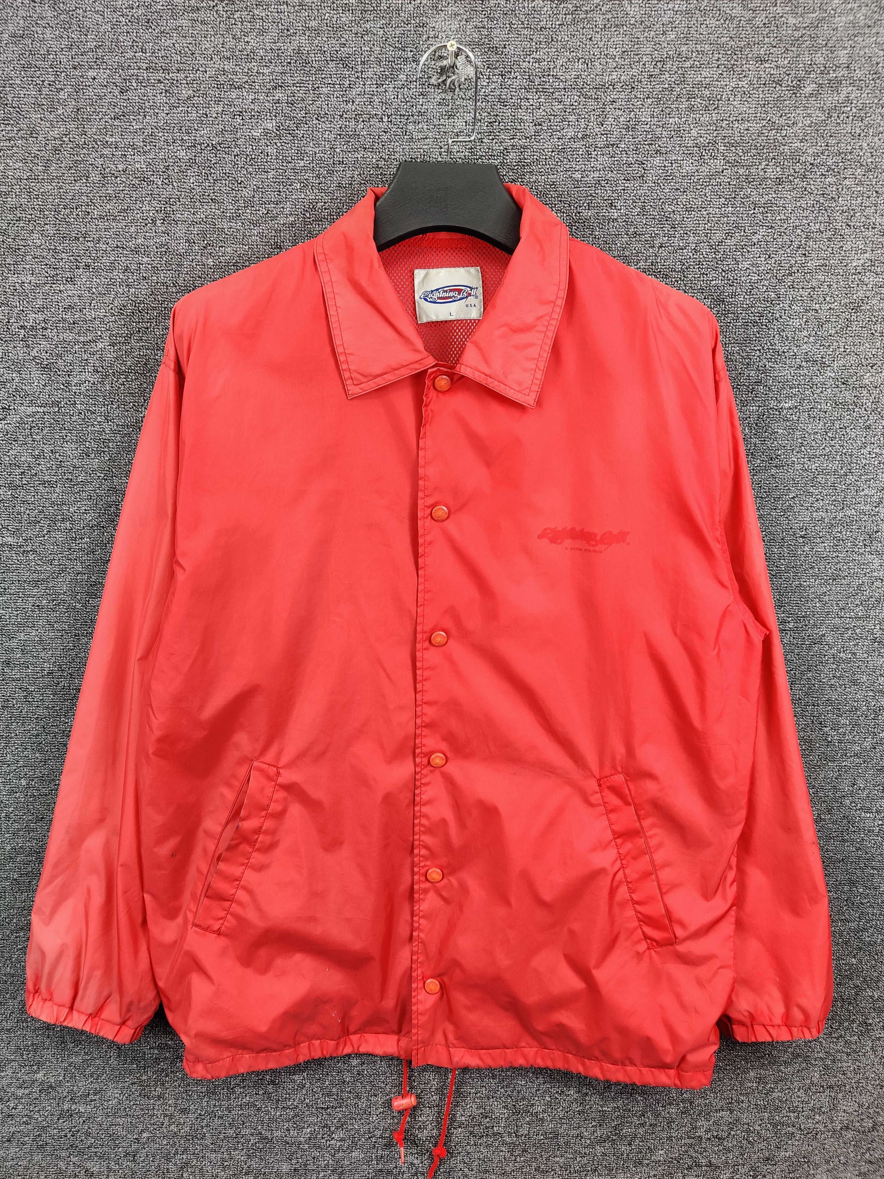 Lightning Bolt Vintage 90s Lightning Bolt Coach Jacket Size US L / EU 52-54 / 3 - 1 Thumbnail