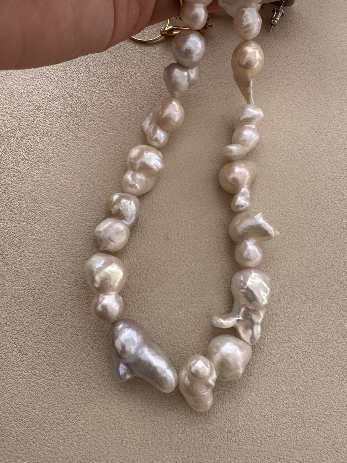 Vintage Stunning baroque pearl necklace with unique shapes Size ONE SIZE - 4 Thumbnail