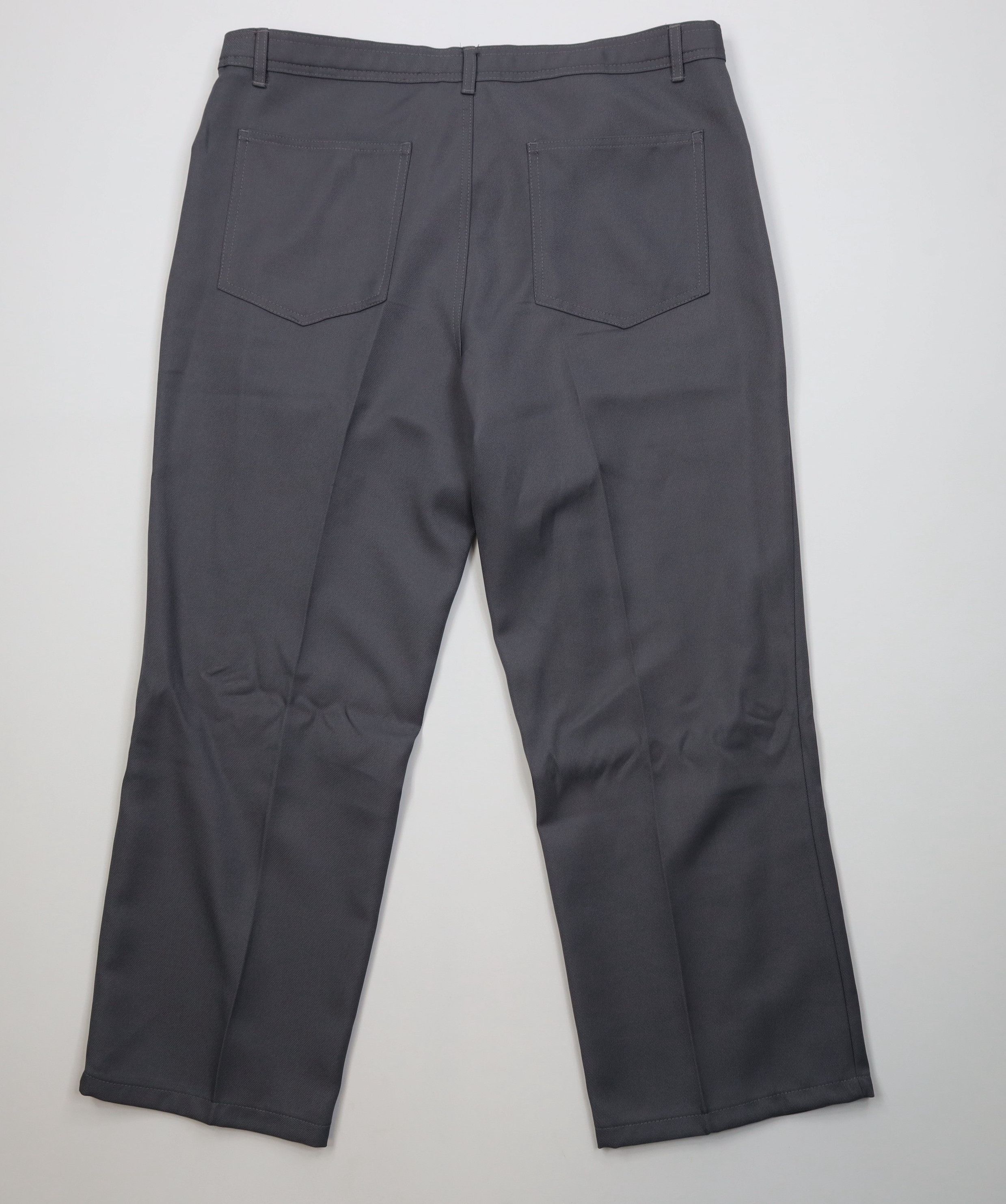 Vintage Vintage 90s Streetwear Knit Flared Wide Leg Chino Pants Gray Size US 38 / EU 54 - 9 Thumbnail