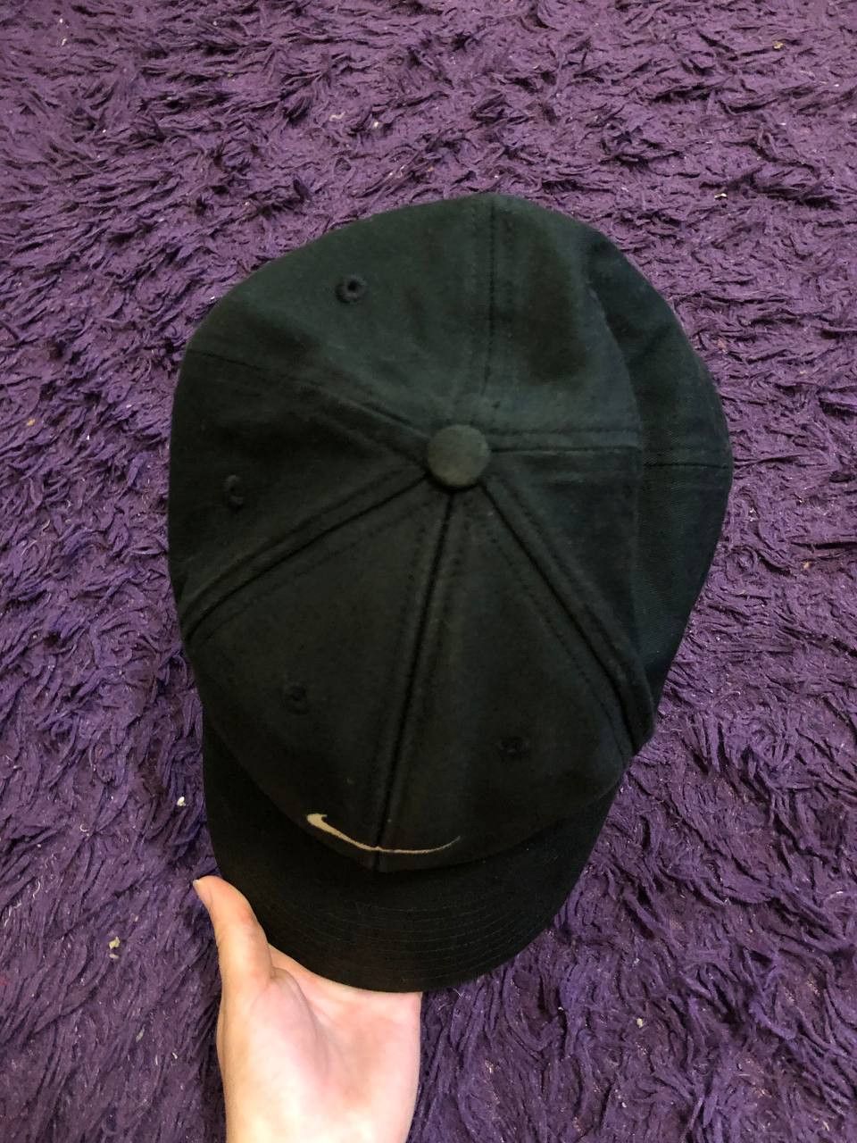 Nike black Hats Nike Vintage big logo Cap Y2K streetwear Size ONE SIZE - 10 Thumbnail