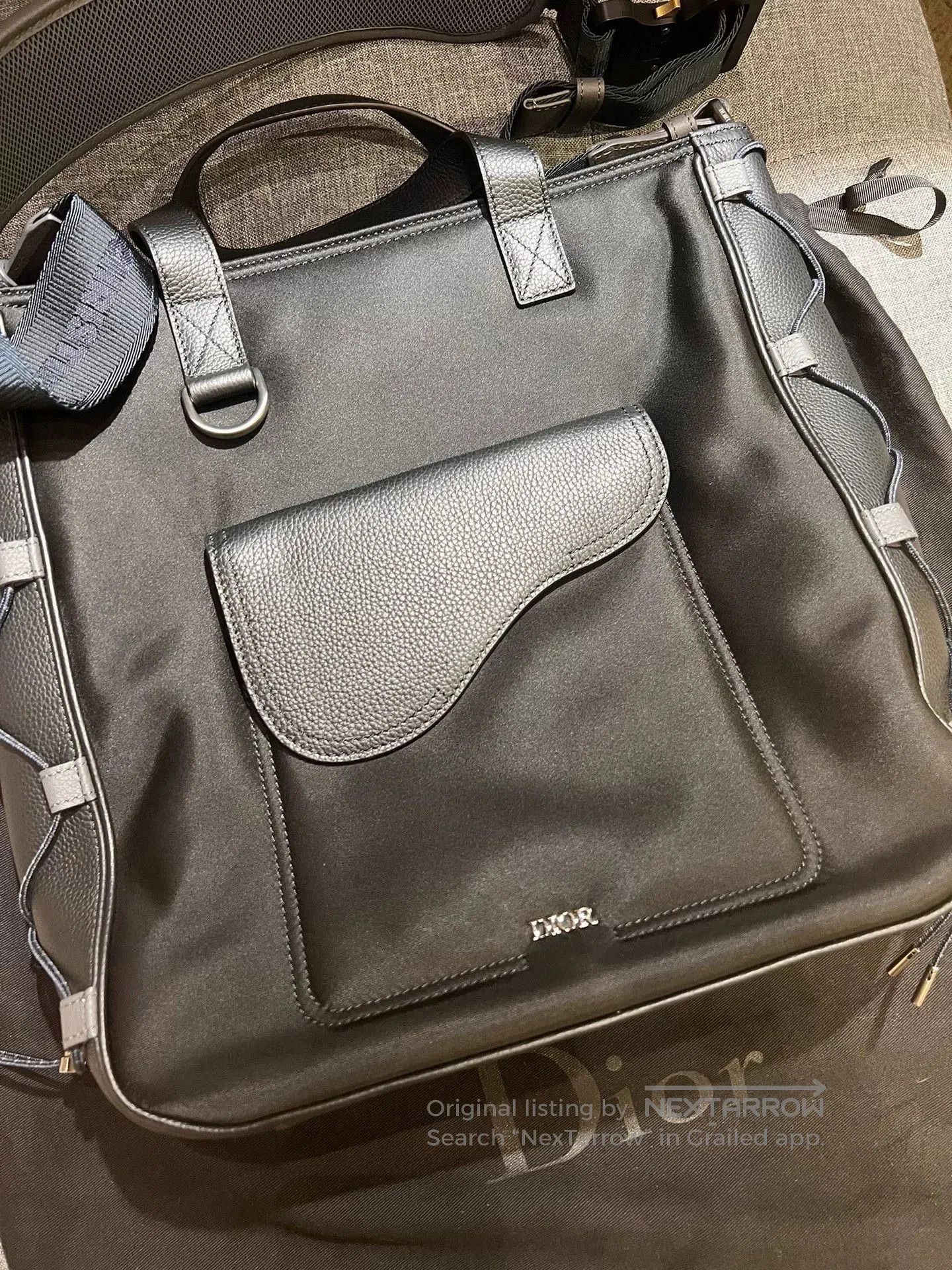 Dior dior sacai saddle crossbody tote bag. Size ONE SIZE - 5 Thumbnail