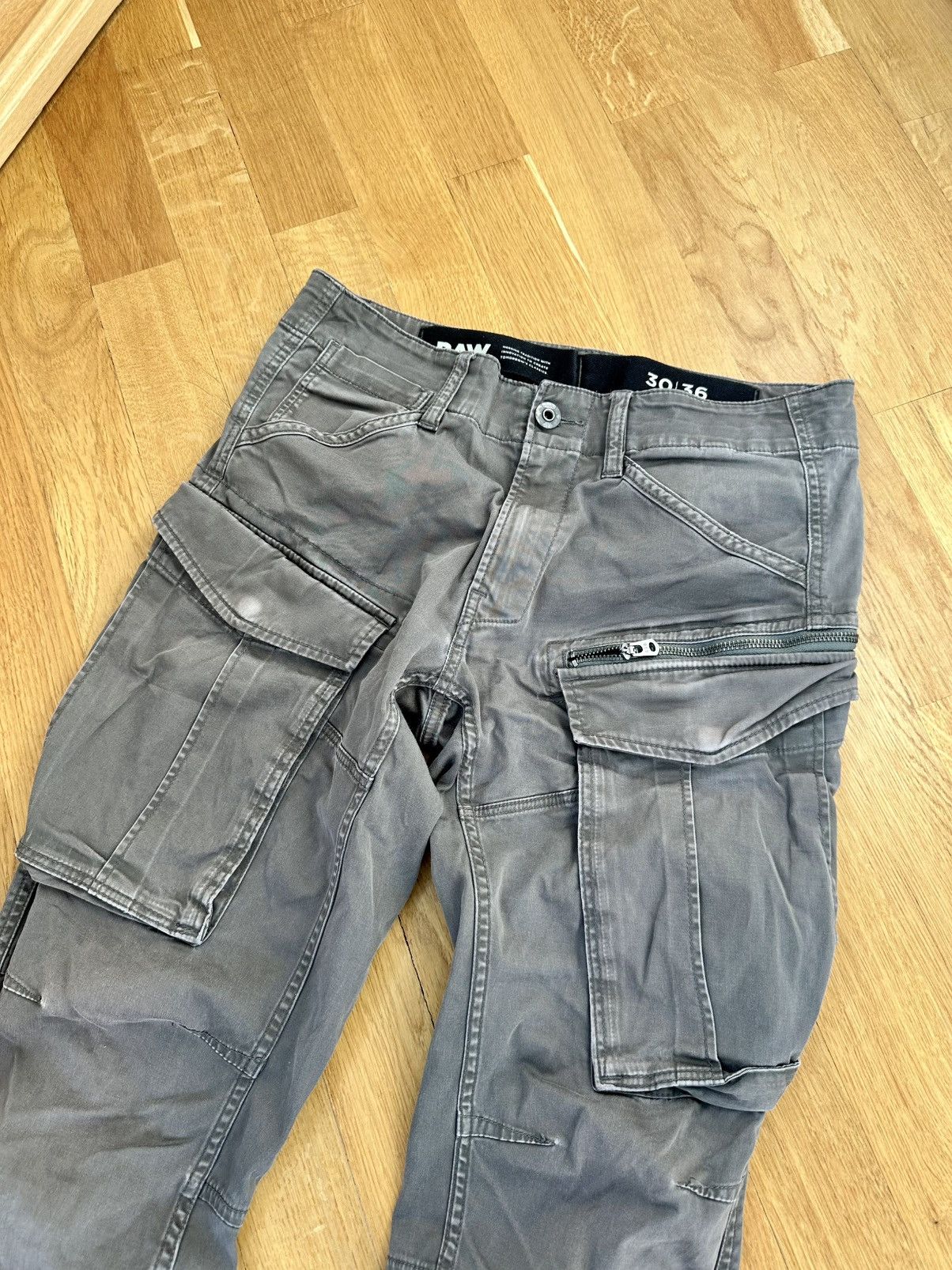 G-Star Vintage G-star Cargo Pants Logo Y2K Fit Size US 30 / EU 46 - 9 Thumbnail