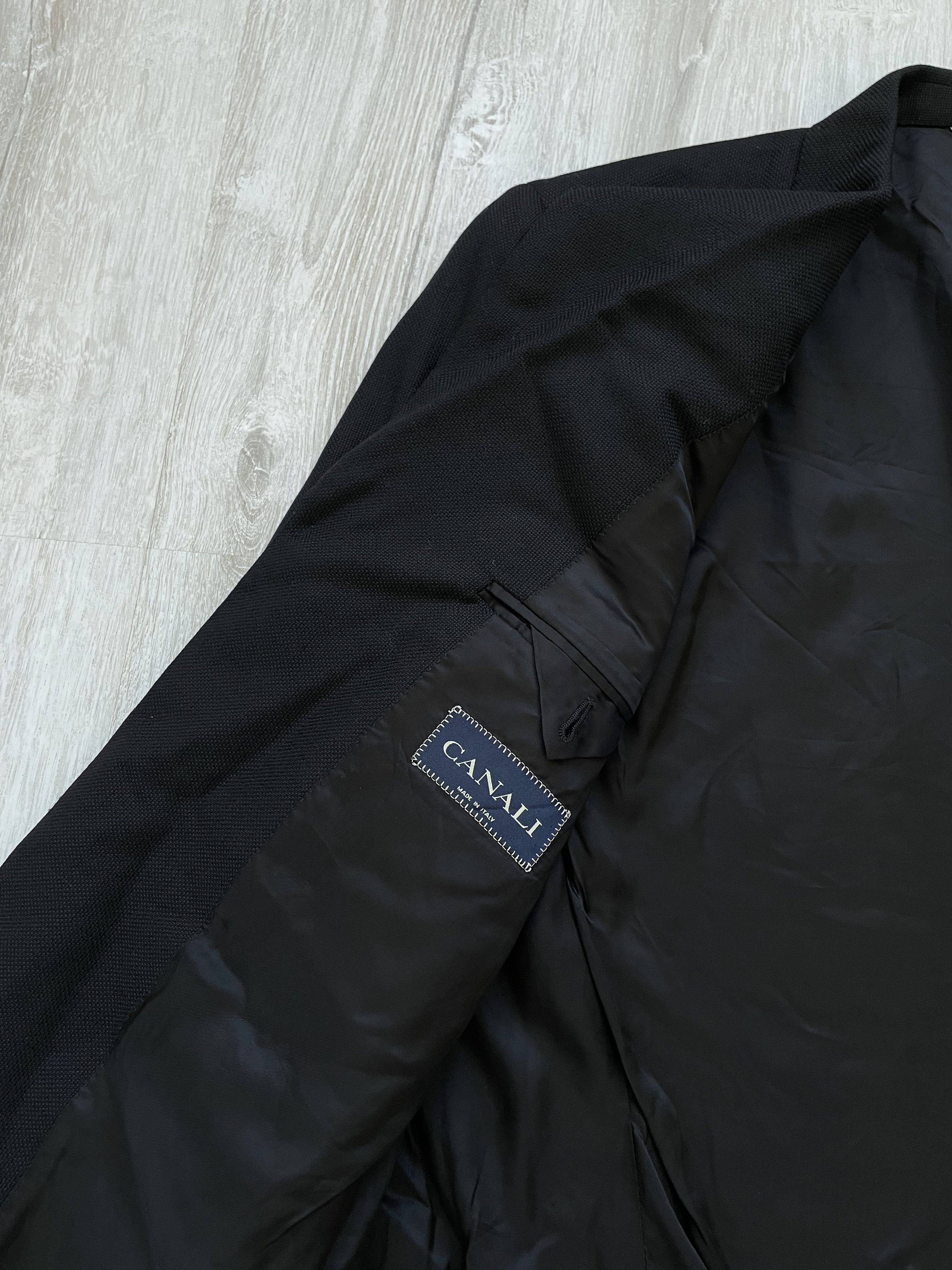 Canali Canali Wool Black Blazer Size US M / EU 48-50 / 2 - 7 Thumbnail