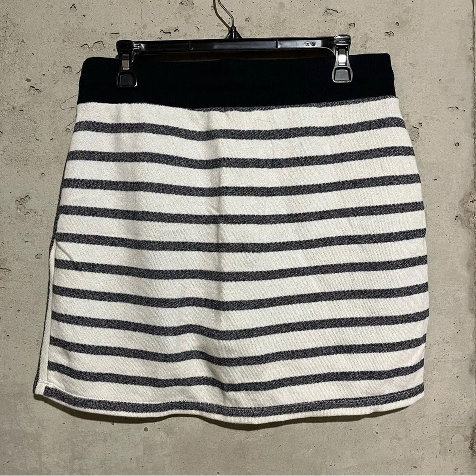 Jones New York Jones New York Drawstring Waist Striped Mini Skort Size 28" / US 6 / IT 42 - 4 Thumbnail