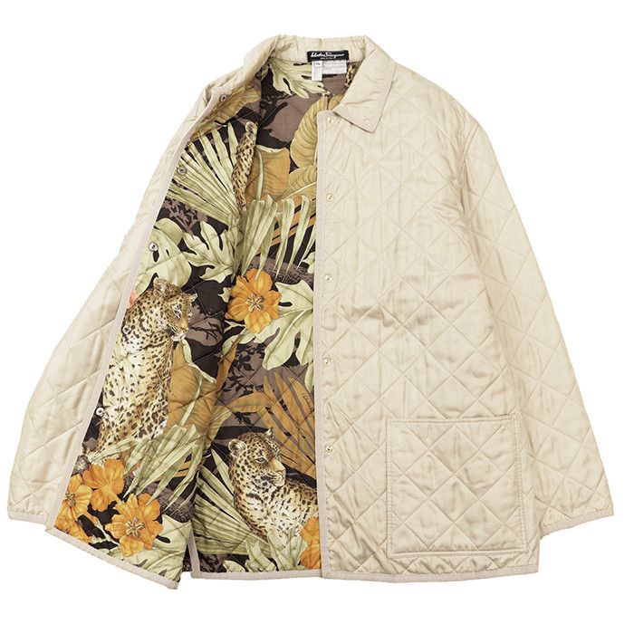 Salvatore Ferragamo Salvatore Ferragamo Salvatore Ferragamo Silk Quilted Jacket Textile Outerwear DUTY FREE for USA Size ONE SIZE - 1 Thumbnail