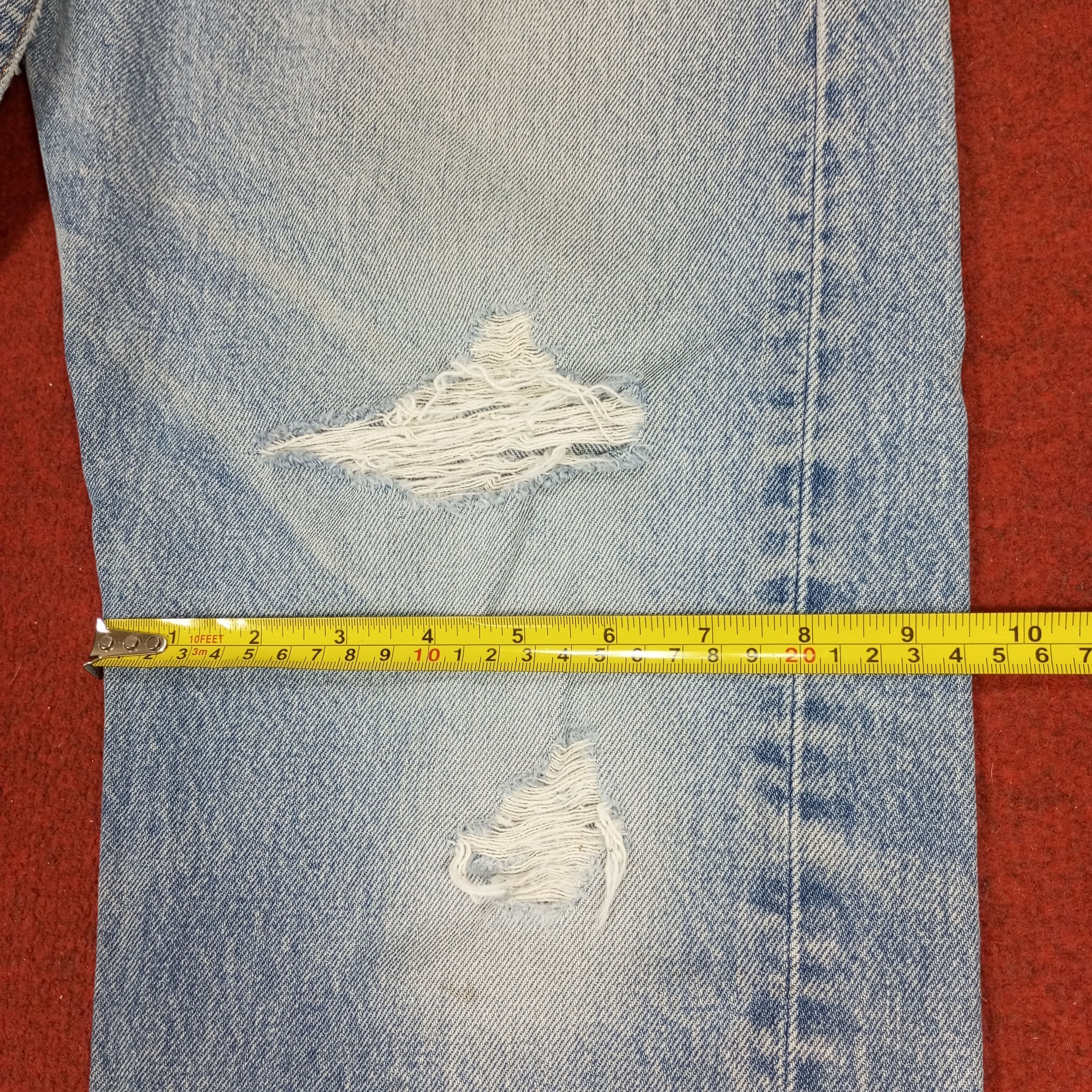 Levi's × Vintage Levis Streetwear Style Distressed Jeans Size US 32 / EU 48 - 10 Thumbnail