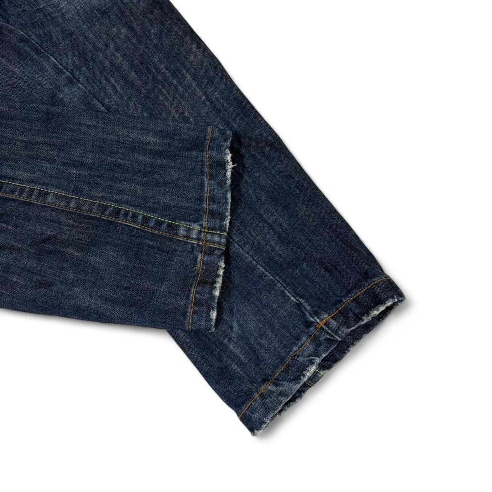 True Religion One Hundred Percent Denim blue jeans unique design Size US 31 - 6 Thumbnail