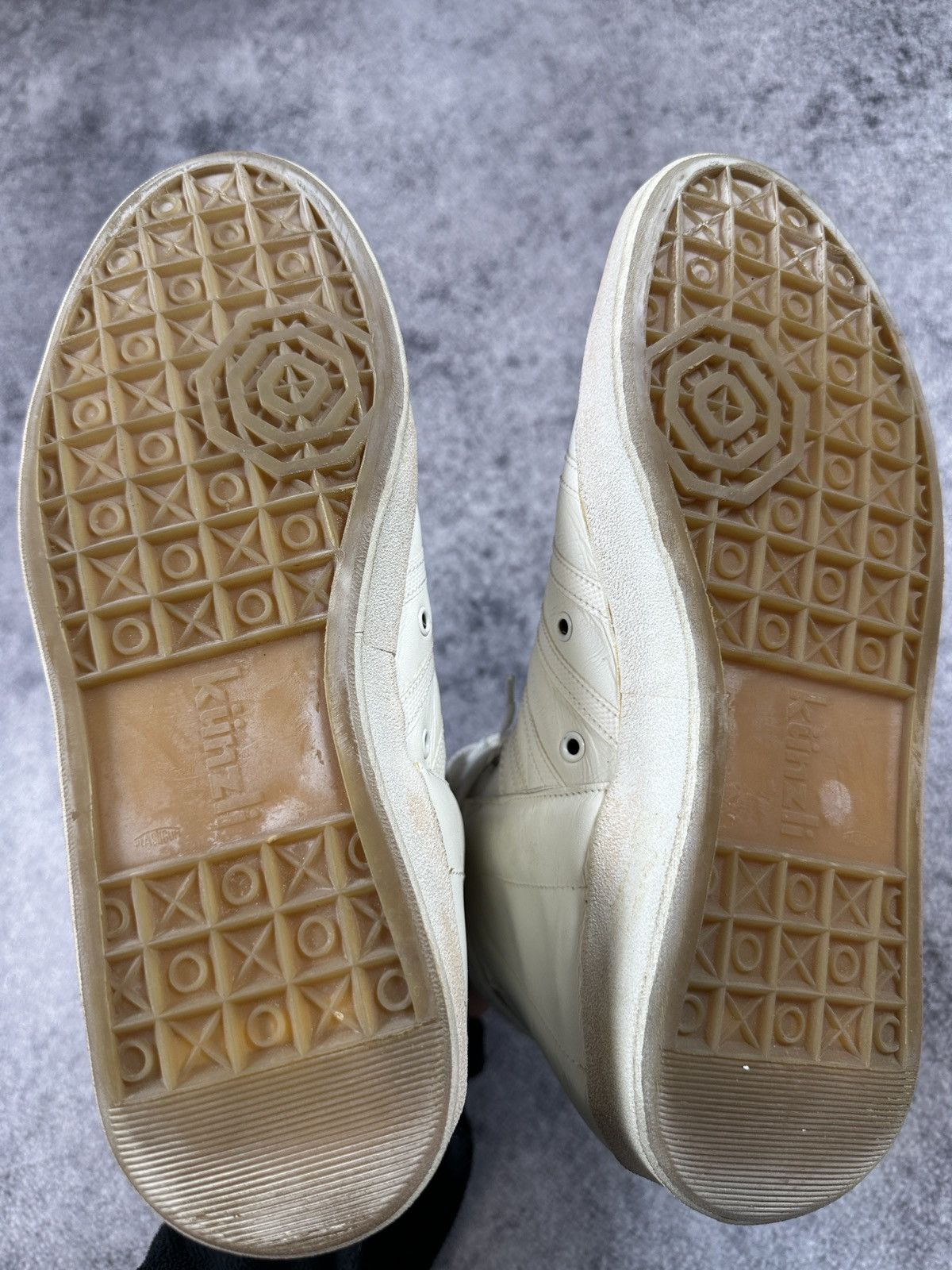 Leather Y2K Vintage Casual White Leather High Sneakers Boots 43 Alt Size US 10 / EU 43 - 8 Thumbnail