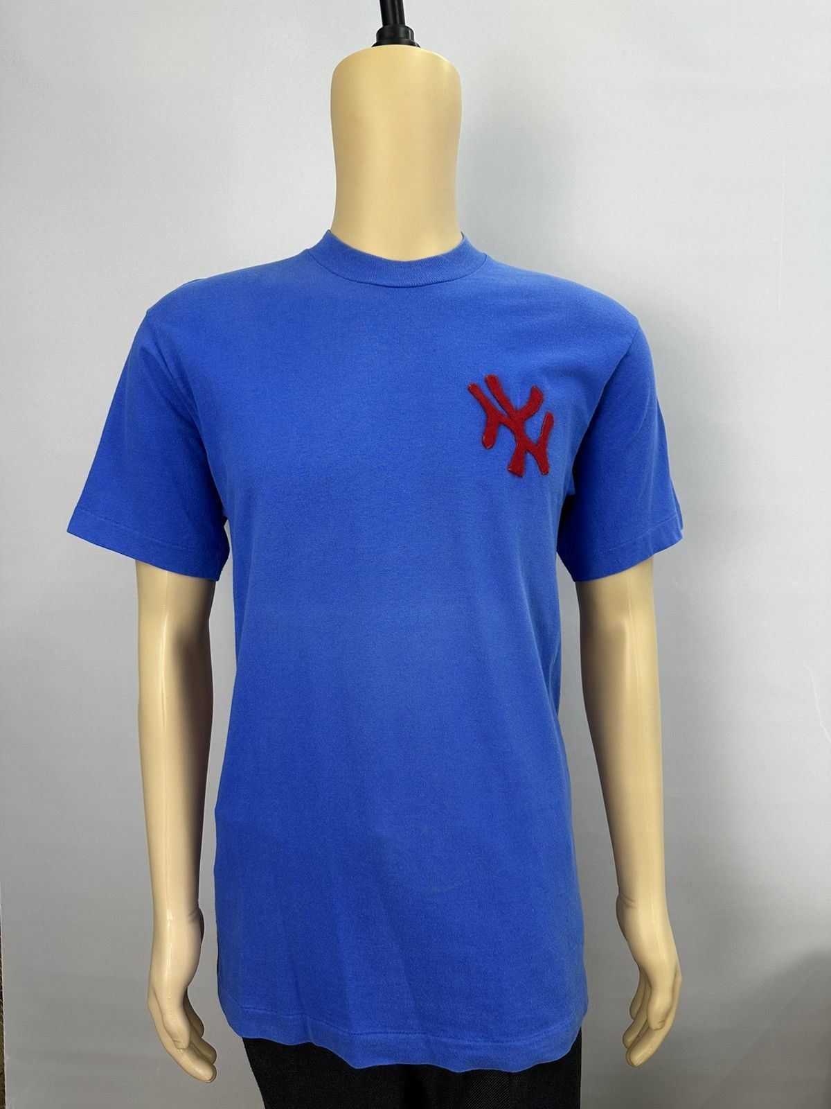Vintage NY Yankees Made In Usa Vintage Tshirt A607 Short Sleeve T 