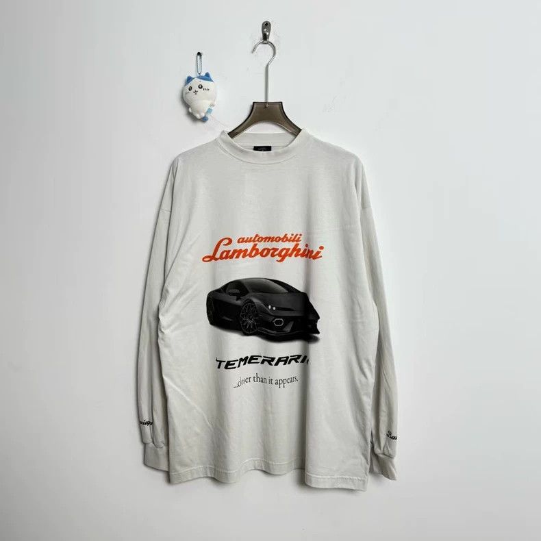 Balenciaga Balenciaga Co-branded calf monogram logo white long-sleeve Size US M / EU 48-50 / 2 - 1 Thumbnail