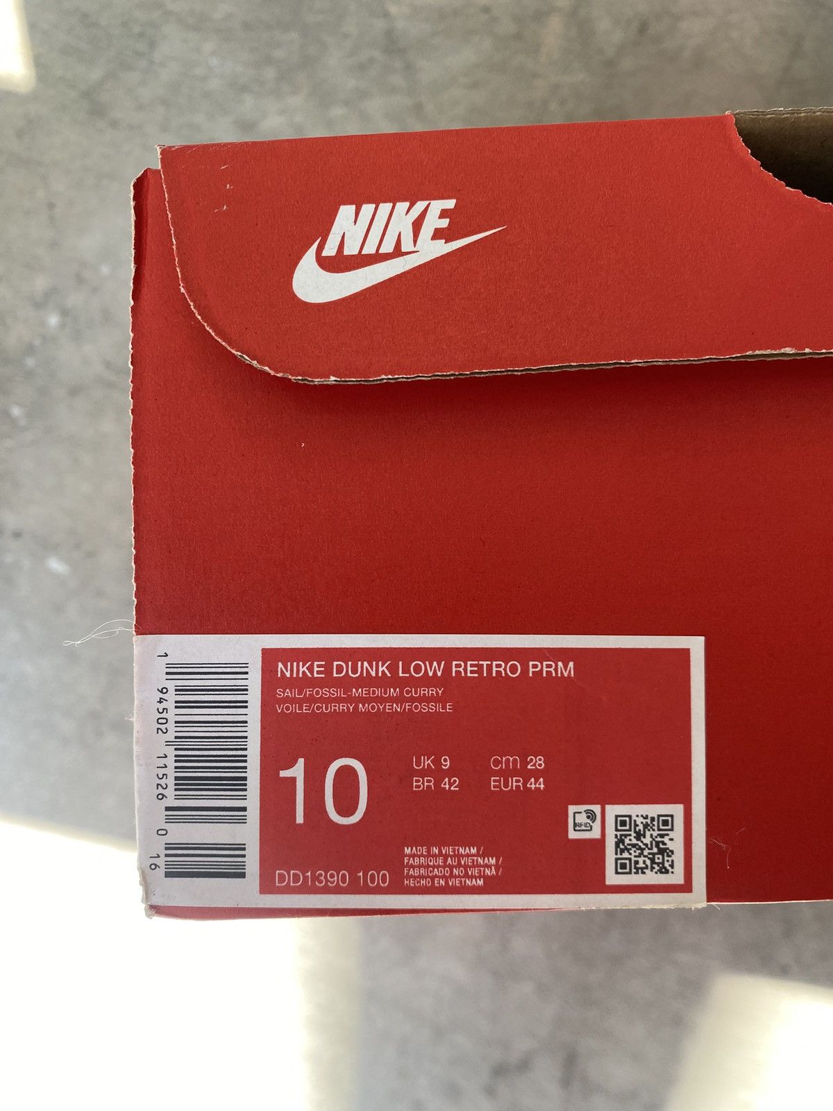 Nike Nike Dunk Low Medium Curry Size US 10 / EU 43 - 2 Thumbnail