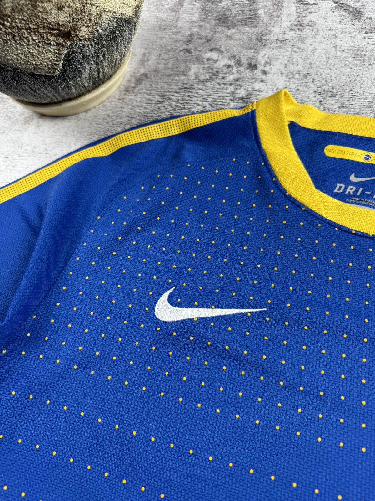 Nike Nike BRAZIL Away 2010/2011 National Football T Shirt Jersey Size US L / EU 52-54 / 3 - 9 Thumbnail