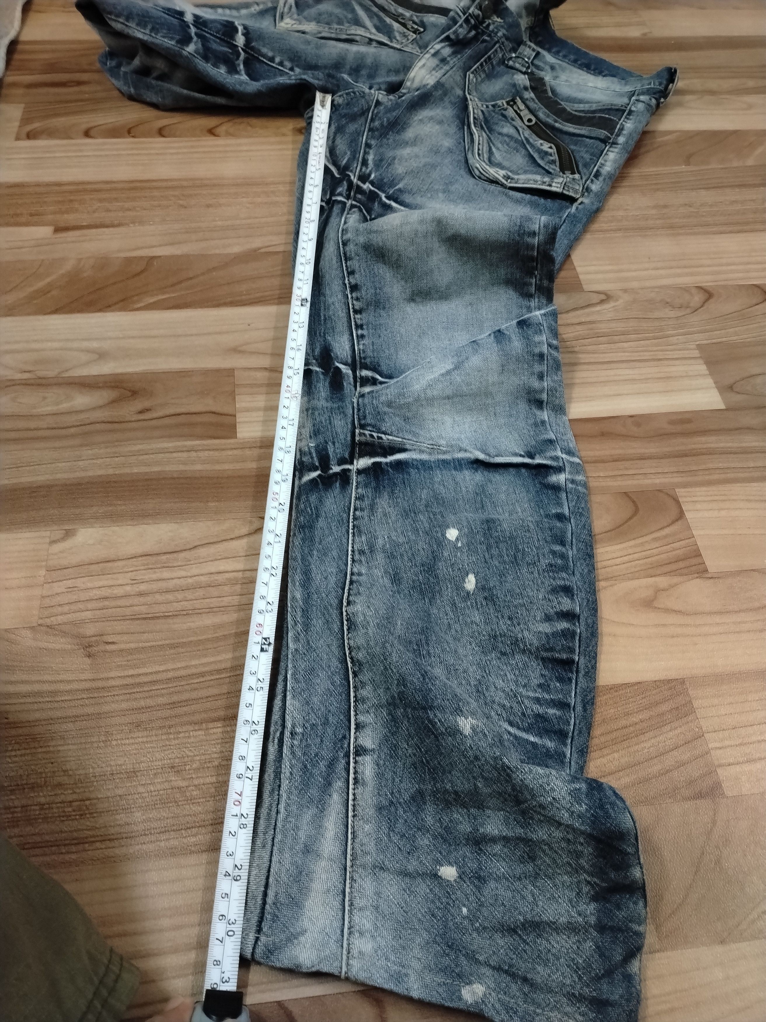 PPFM Ppfm Rocker Denim Pants Size US 35 - 11 Thumbnail