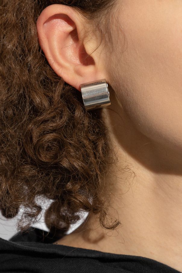 Balenciaga o1s1rm0825 Size: OS / Unisex Garage Earrings in Silver Size ONE SIZE - 2 Thumbnail