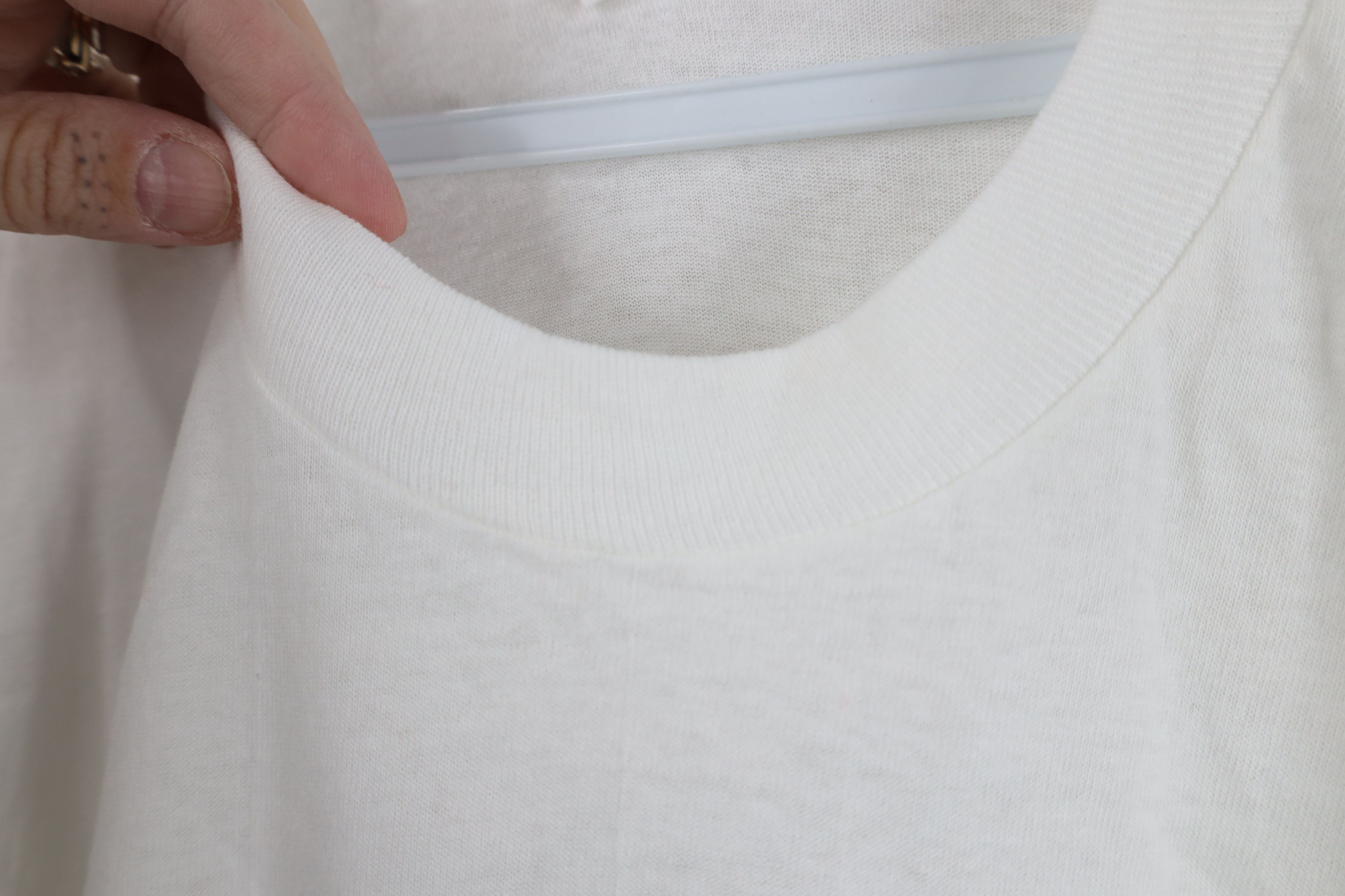 Vintage Vintage 90s Streetwear Cotton Short Sleeve T-Shirt White USA Size US XL / EU 56 / 4 - 5 Thumbnail