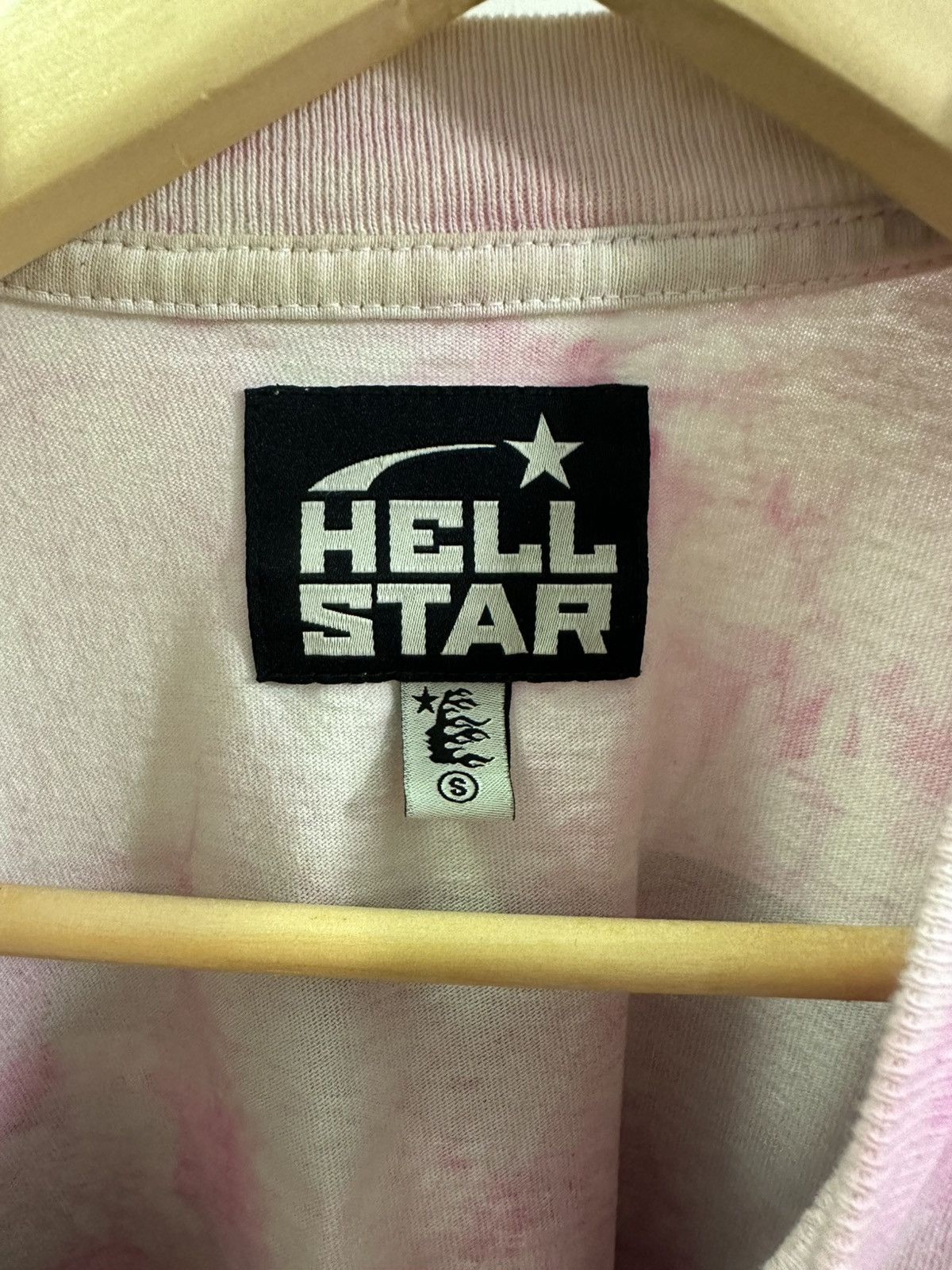 Hellstar Sample Sports Pink Tie-dye Shirts (S)