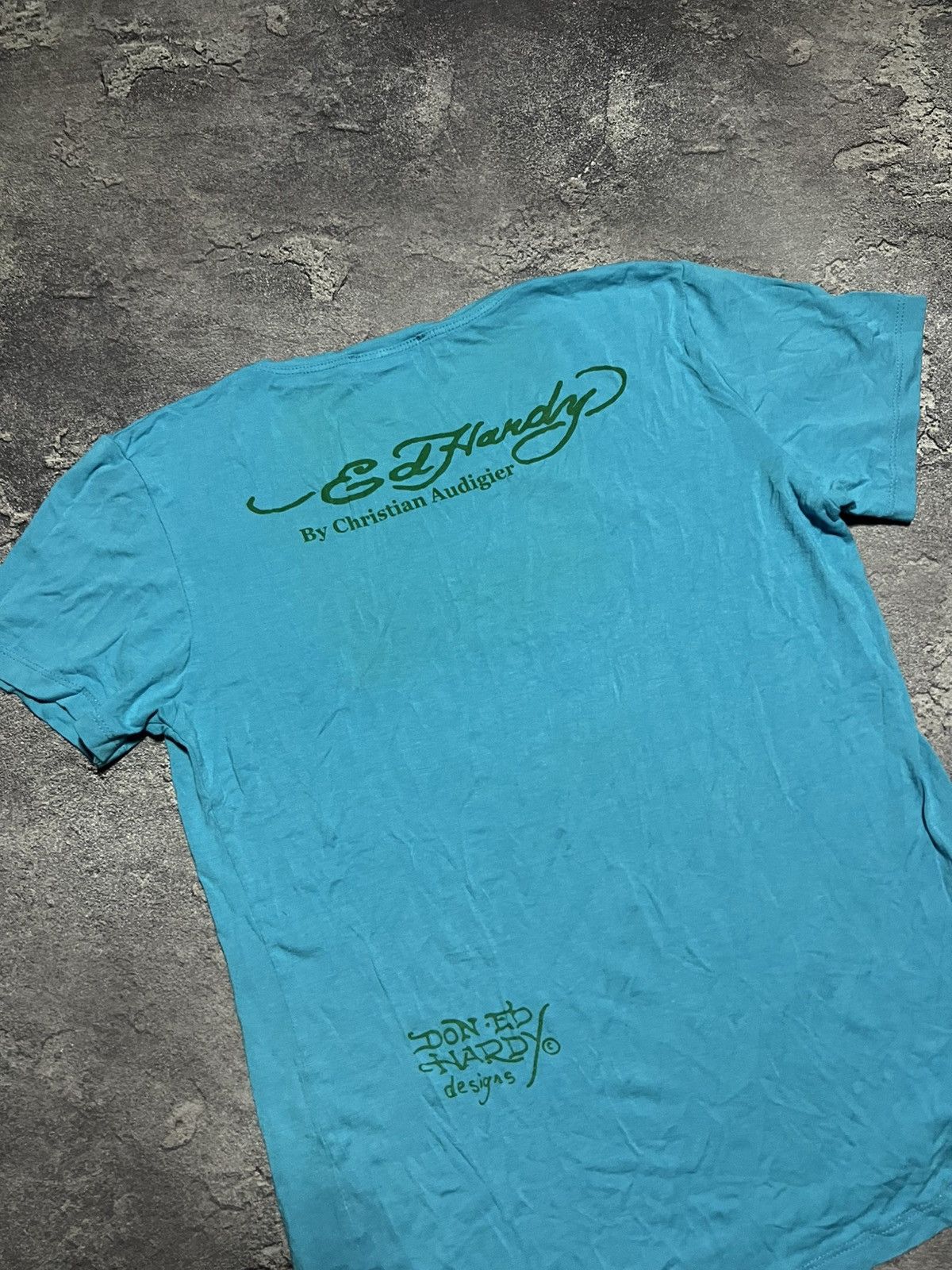 Ed Hardy Ed Hardy Vintage Logo Tee Streetwear Avant-Garde Size L / US 10 / IT 46 - 4 Thumbnail