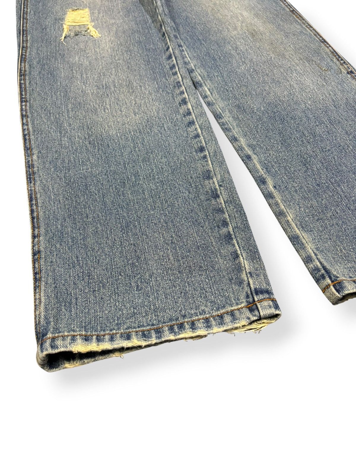 Japanese Brand Vintage Japanese Brand TDR Double Waist Distressed Jeans Size US 31 - 6 Thumbnail