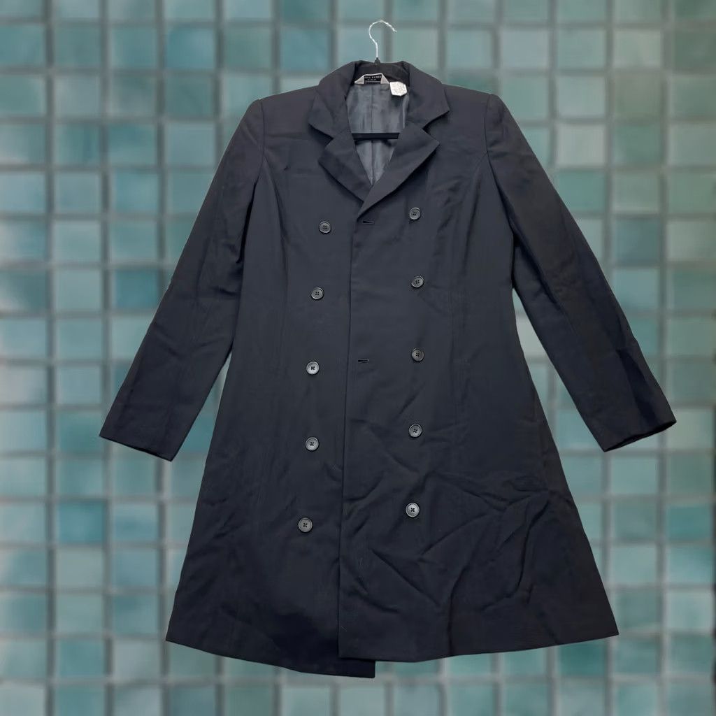 Eddie Bauer VINTAGE Eddie Bauer Jacket Womens XS Black Peacoat Double Breasted Wool Jacket Ladies 2XS Winter Fall Classic Size XXS / US 00 / IT 34 - 1 Thumbnail