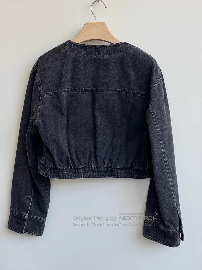 Chanel Chanel Black and gray cotton round-neck denim jacket Size XS / US 0-2 / IT 36-38 - 2 Thumbnail