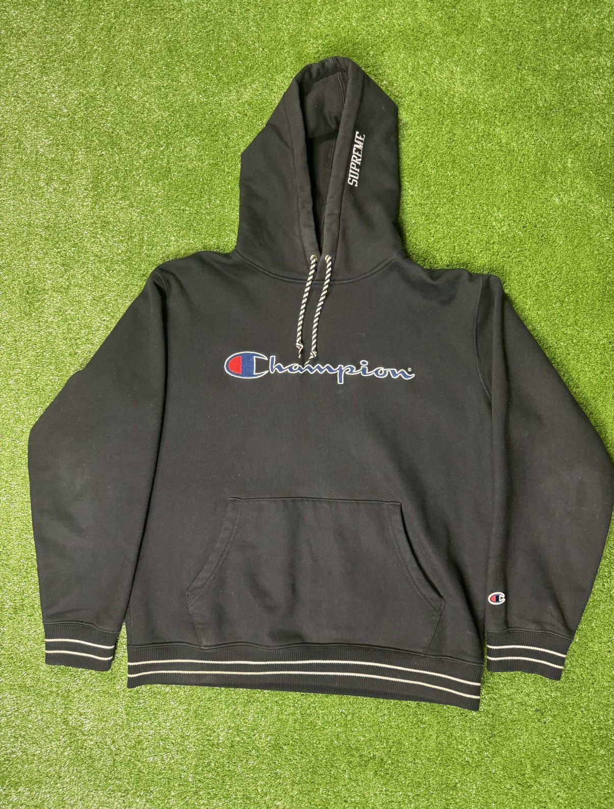 Supreme champion hoodie 2015 on sale