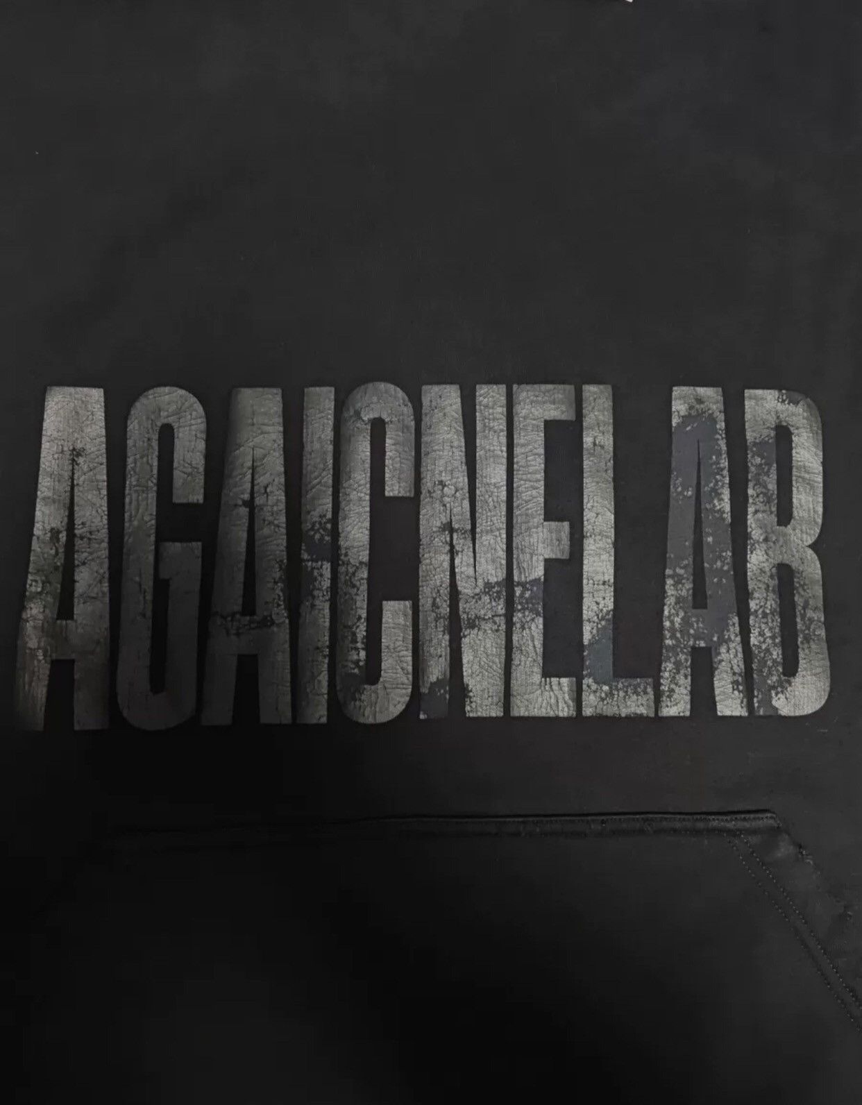 Balenciaga Balenciaga24 fall AGAICNELAB Print Destruction Hoodie Size US S / EU 44-46 / 1 - 3 Thumbnail