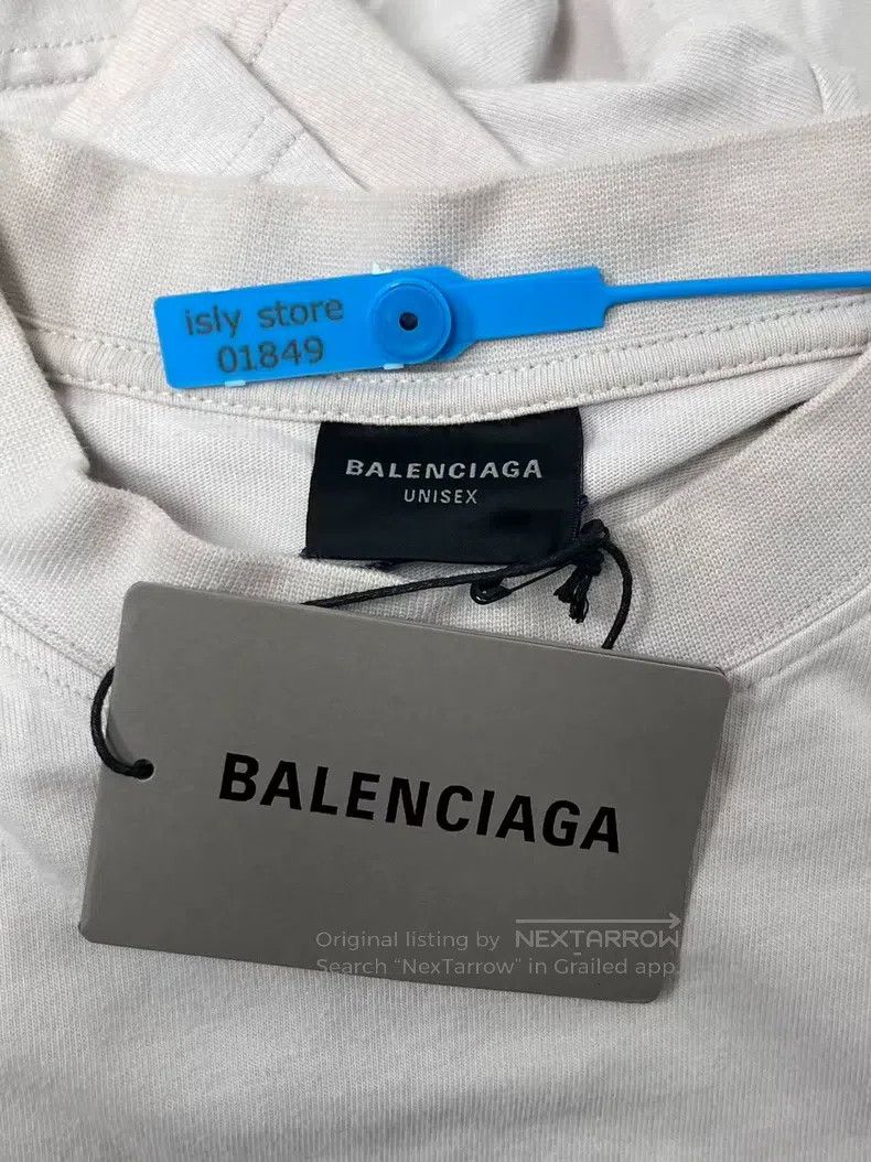 Balenciaga Balenciaga Logo letter print round neck short sleeve strai Size US S / EU 44-46 / 1 - 5 Thumbnail