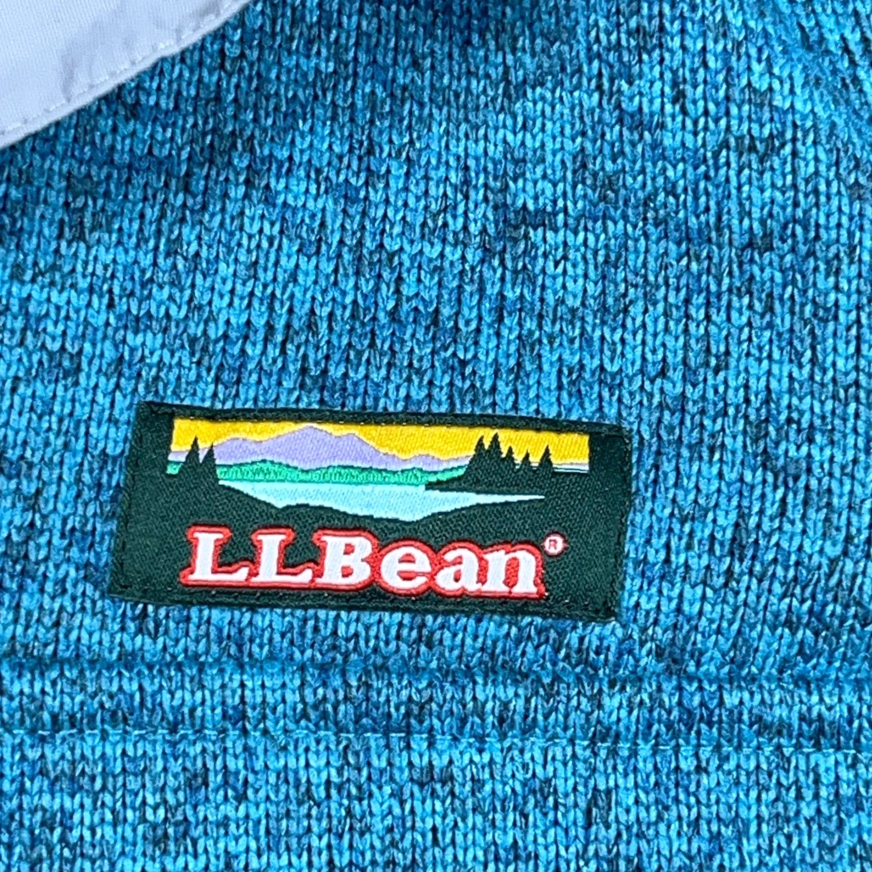 Vintage LL Bean Sweater Women Small Light Blue Pullover Snap T Pockets Heather Ladies Size S / US 4 / IT 40 - 3 Thumbnail