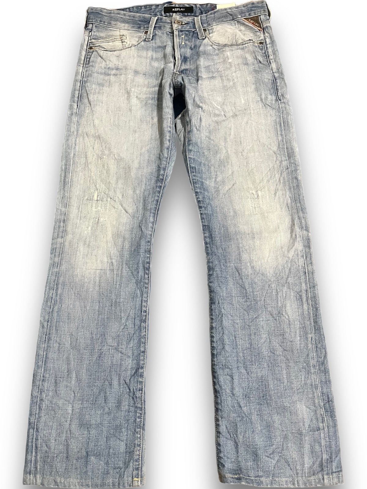 Replay Vintage Replay Distressed Denim Size US 33 - 1 Thumbnail