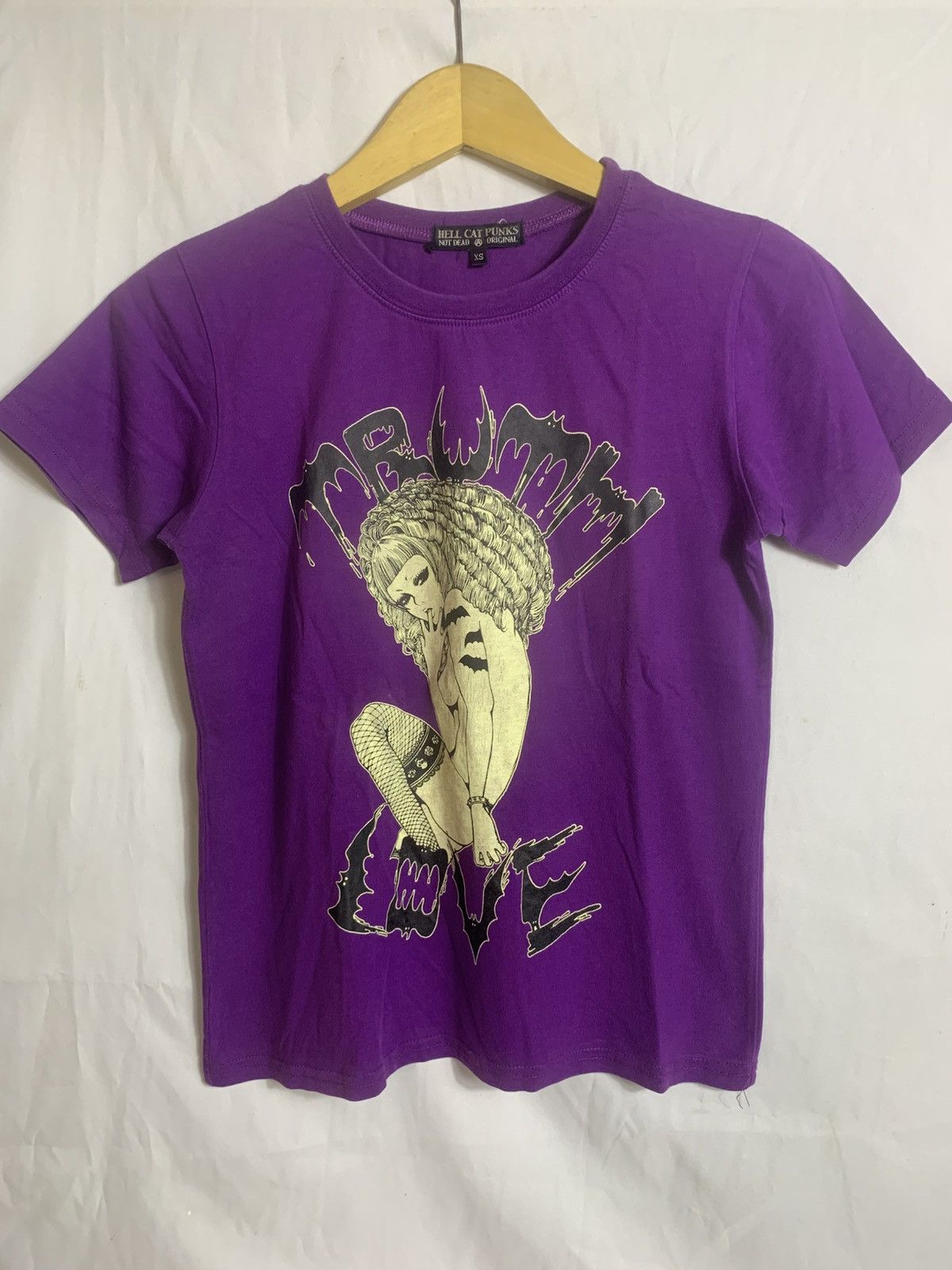 Japanese Brand Japanese Hell Cat Punk shirt Size US XS / EU 42 / 0 - 3 Thumbnail