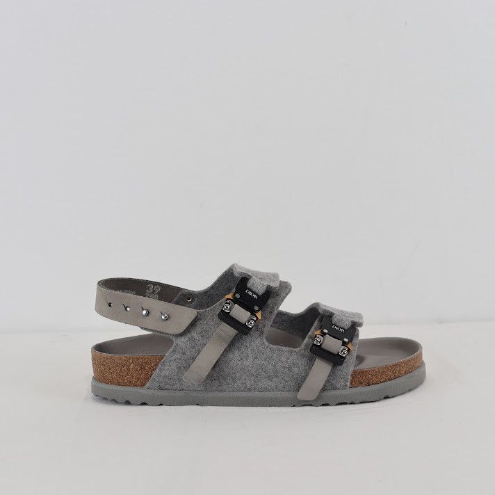 Birkenstock × Dior o1rshd1 Milano Sandal Felt in Grey Size US 9 / EU 42 - 4 Thumbnail